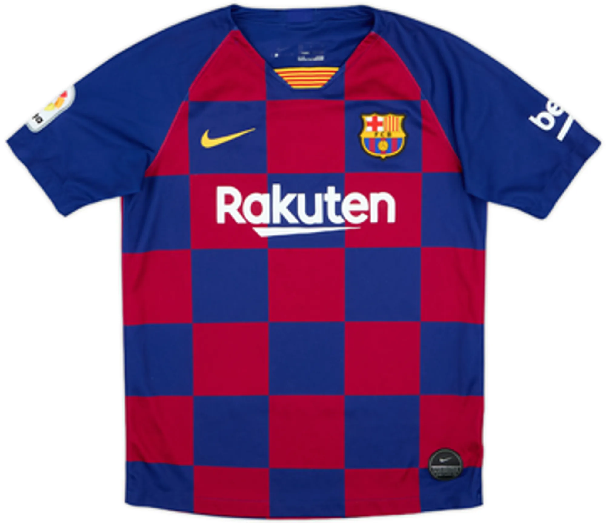 Nike Barcelona Boys SS Home Shirt 2019/20