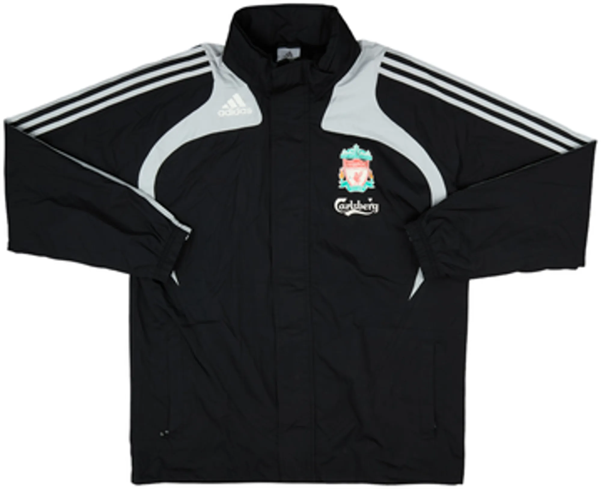 2008-09 Liverpool adidas Hooded Rain Jacket - 6/10 - (XL)