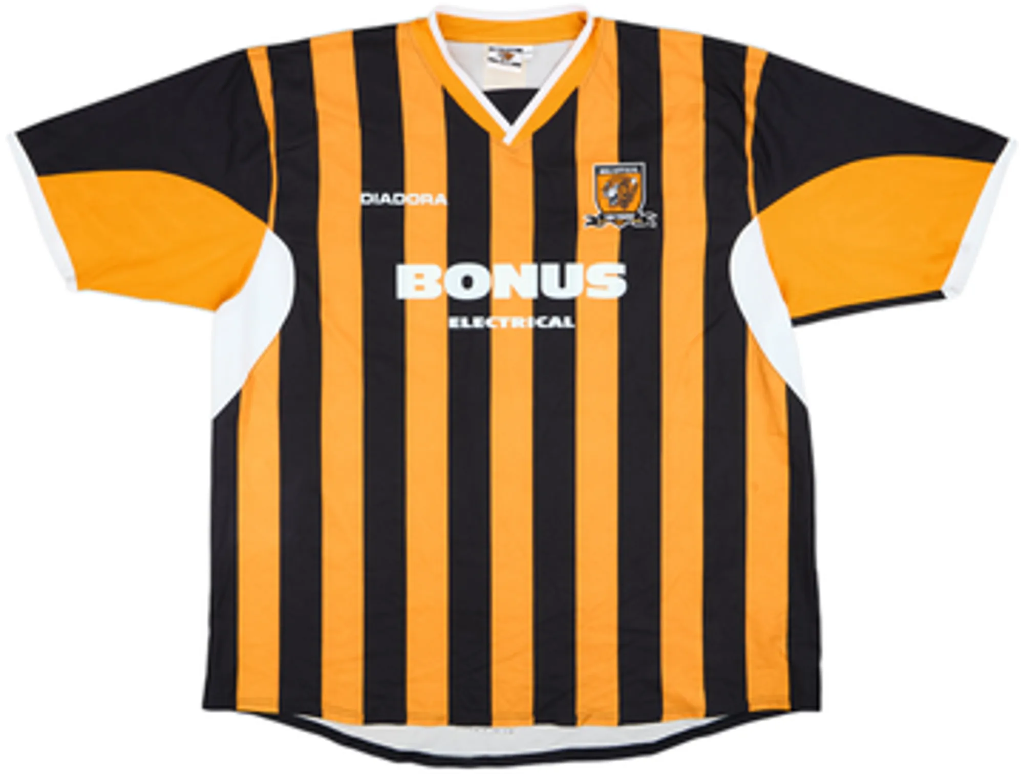 Diadora Hull City Mens SS Home Shirt 2005/06