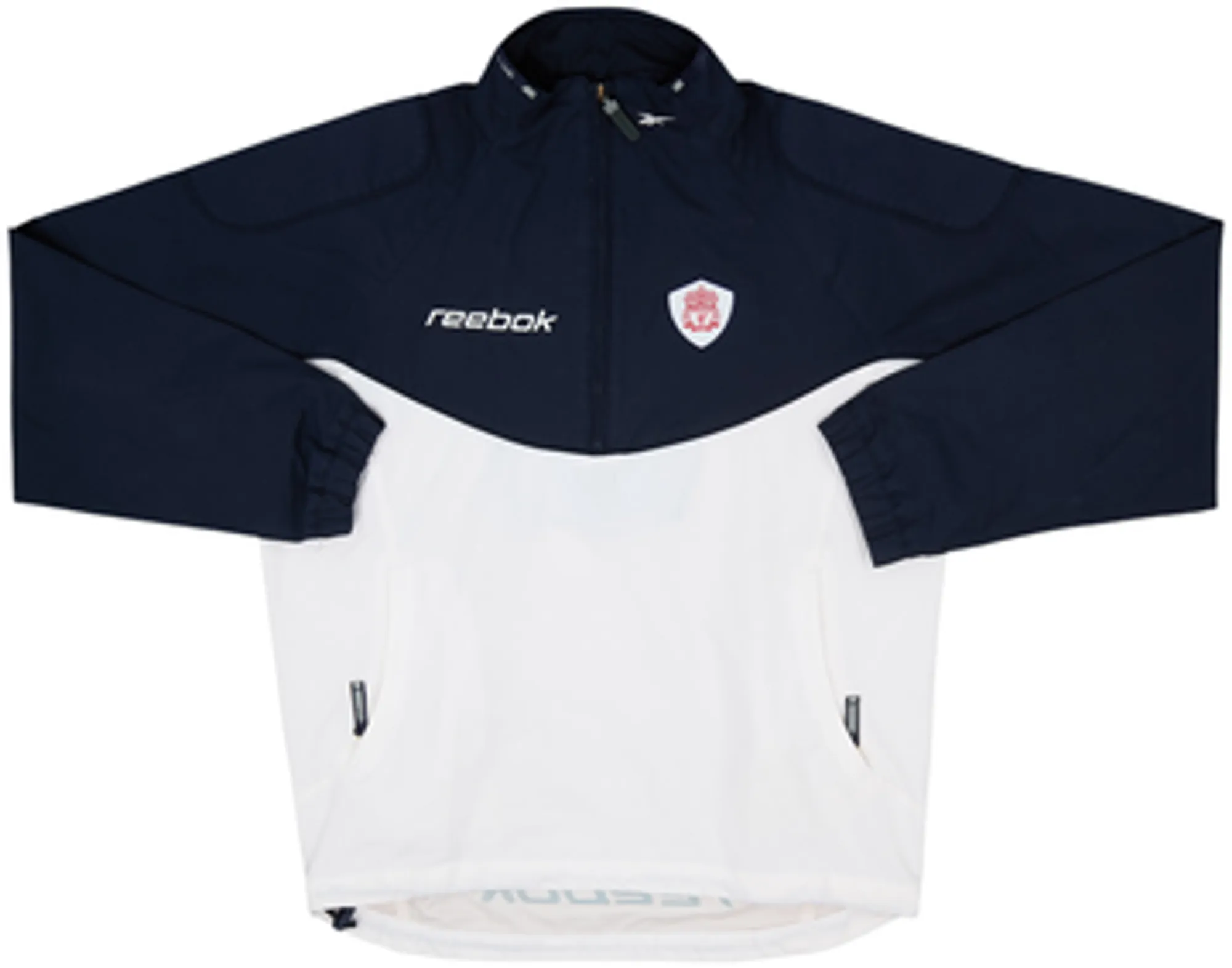 2001-02 Liverpool Reebok 1/2 Zip Track Jacket - 7/10 - (M)