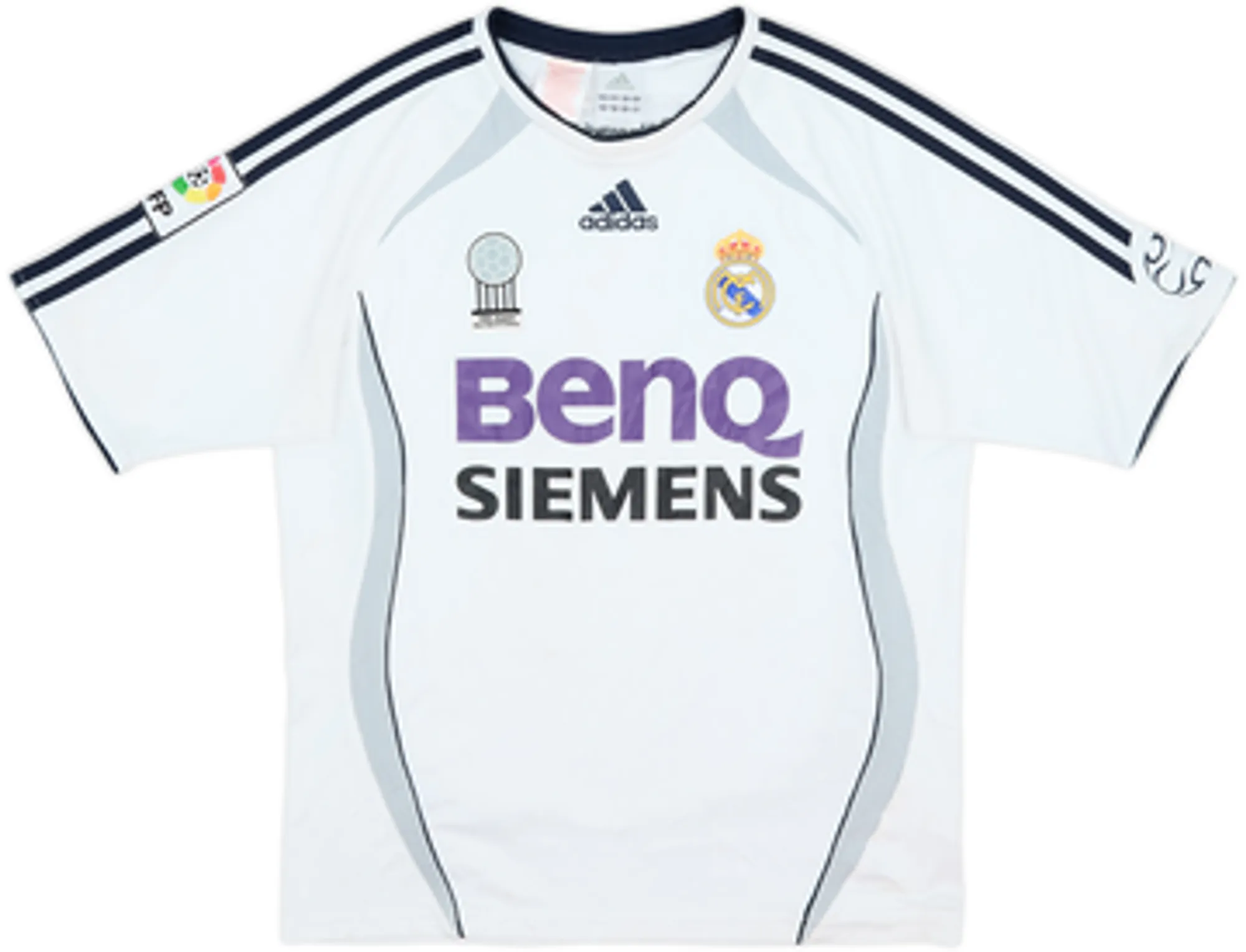 adidas Real Madrid Boys SS Home Shirt 2006/07