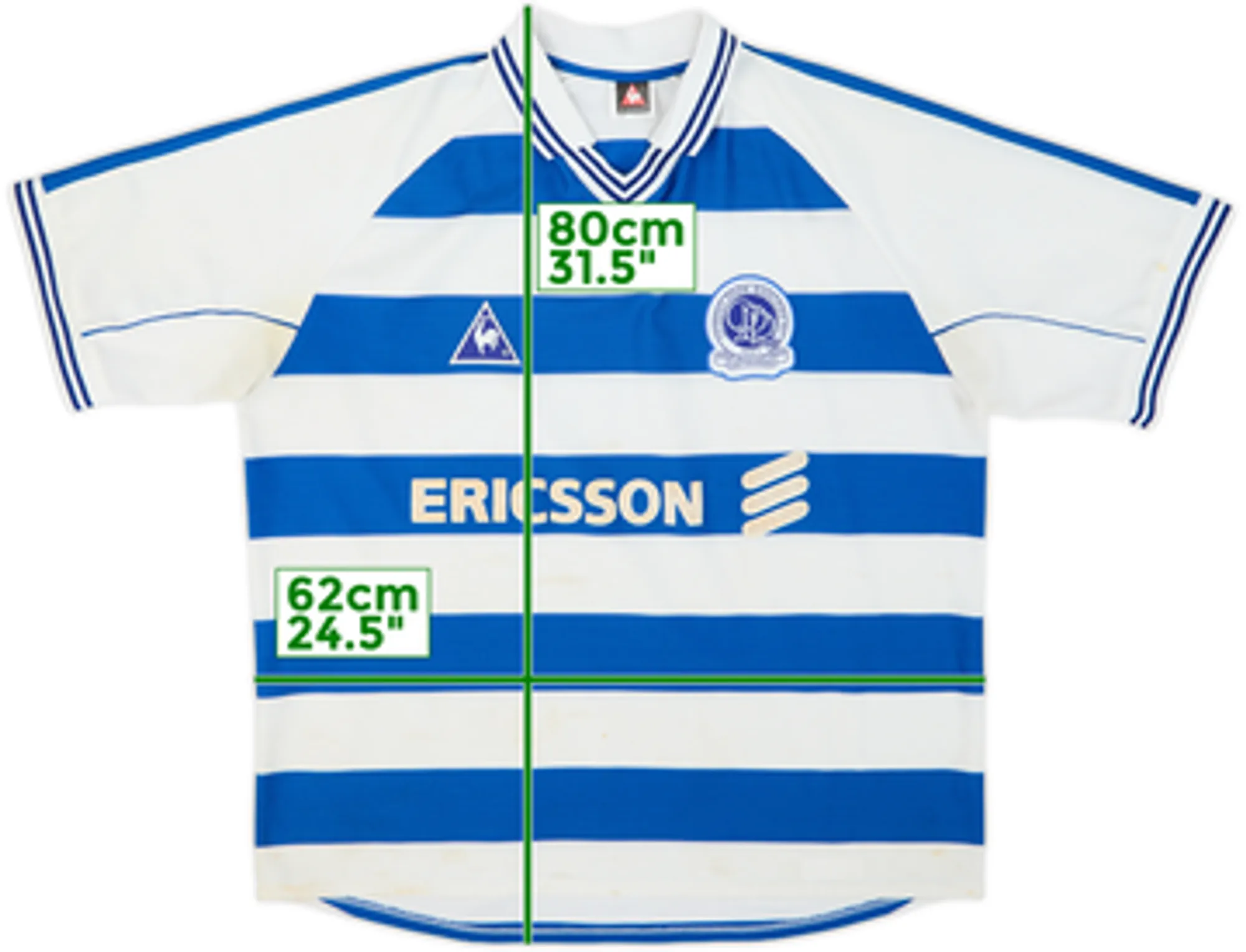 LeCoqSportif Queens Park Rangers Mens SS Home Shirt 2000/01