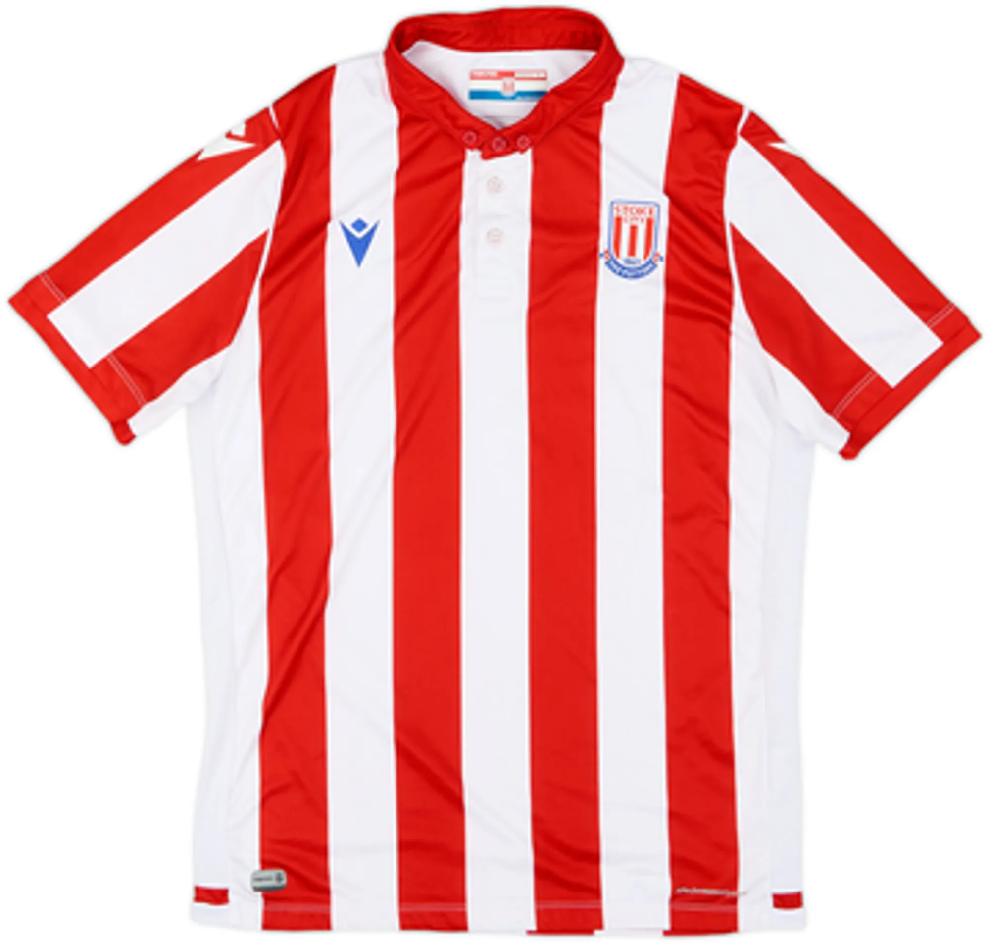 Macron Stoke City Boys SS Home Shirt 2019/20