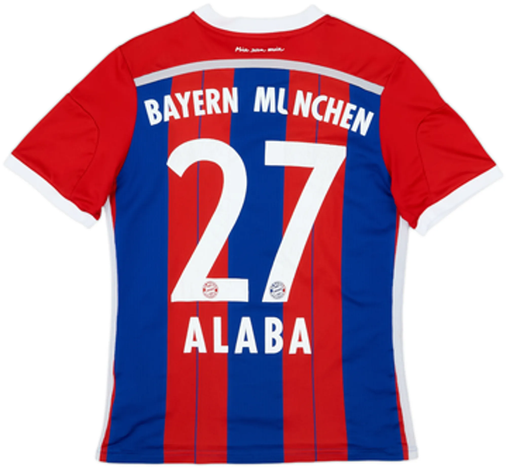 adidas Bayern Munich Boys SS Home Shirt 2015/16