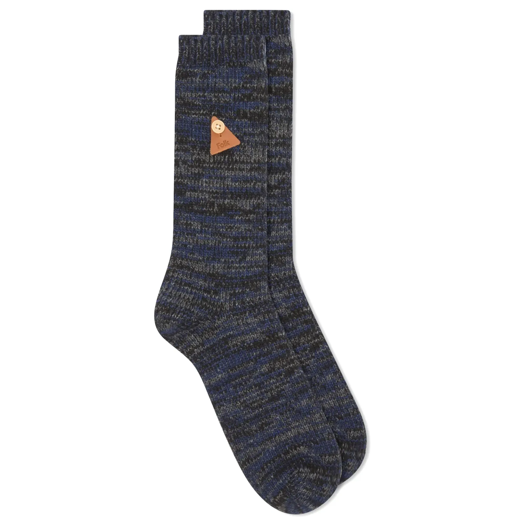 Folk Men's Wool Melange Socks Midnight Mix