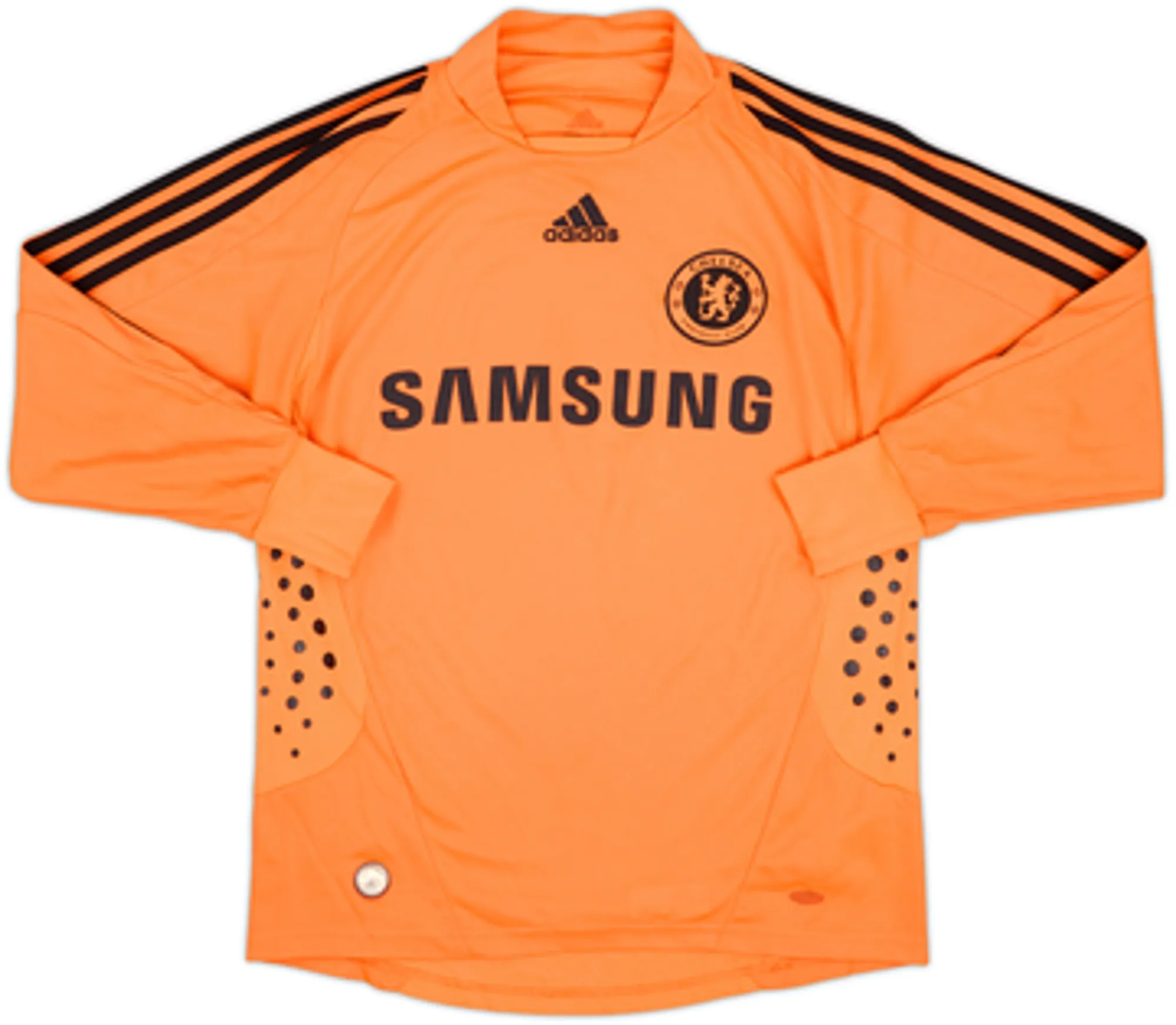 adidas Chelsea Boys LS Goalkeeper Home Shirt 2009/10