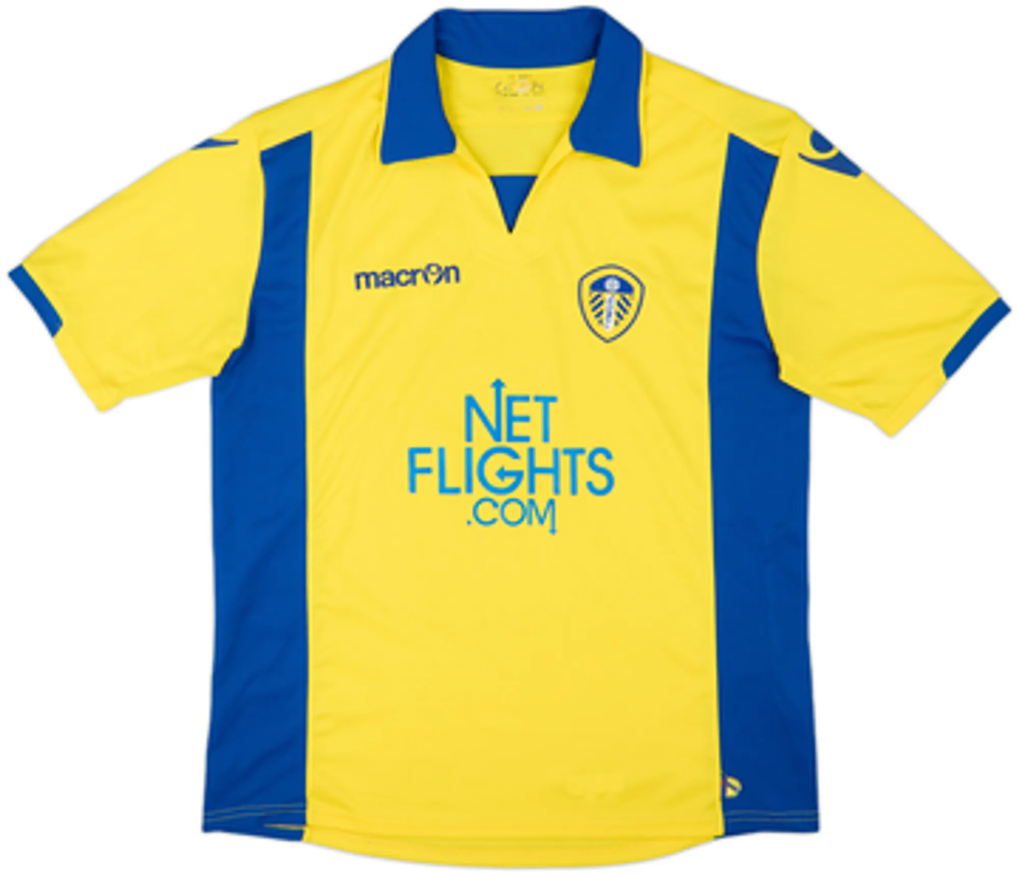 Macron Leeds United Mens SS Away Shirt 2009/10