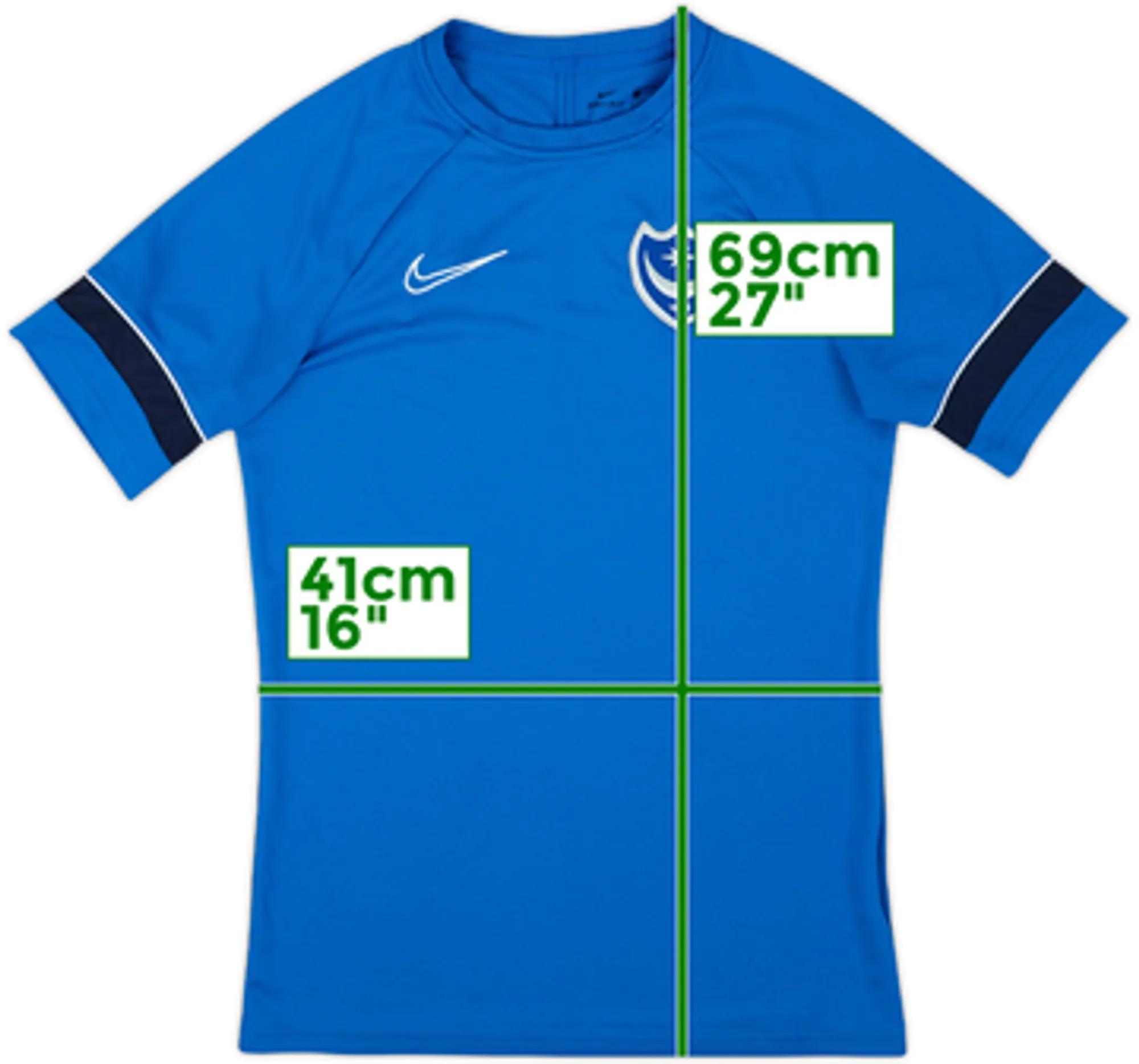 Nike Portsmouth Mens SS Home Shirt 2021/22