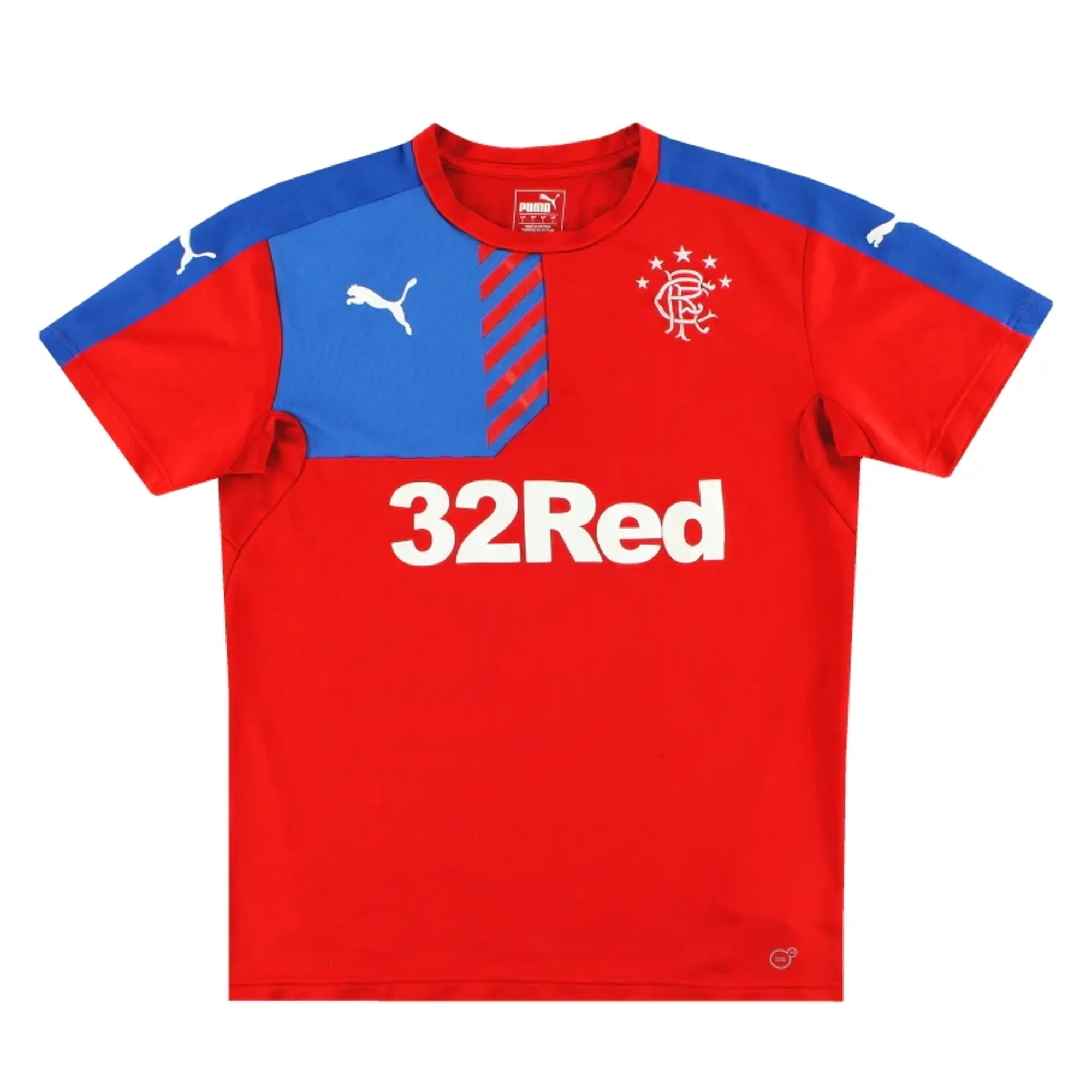 2015-16 Rangers Puma Training Shirt L - Rangers / Excellent