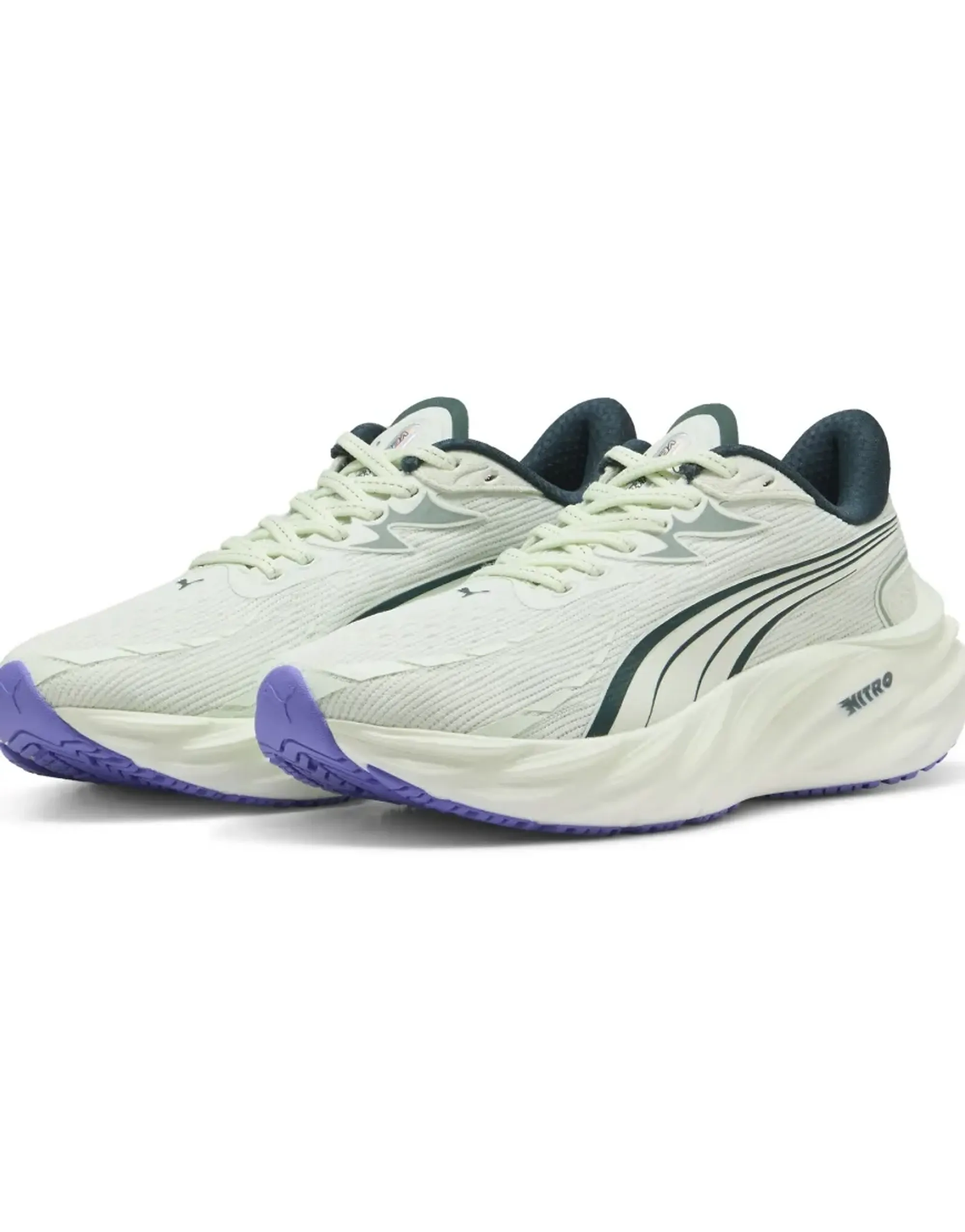 PUMA Velocity Nitro⢠4 Running Shoes Women, Sage Frost/Green Terrain