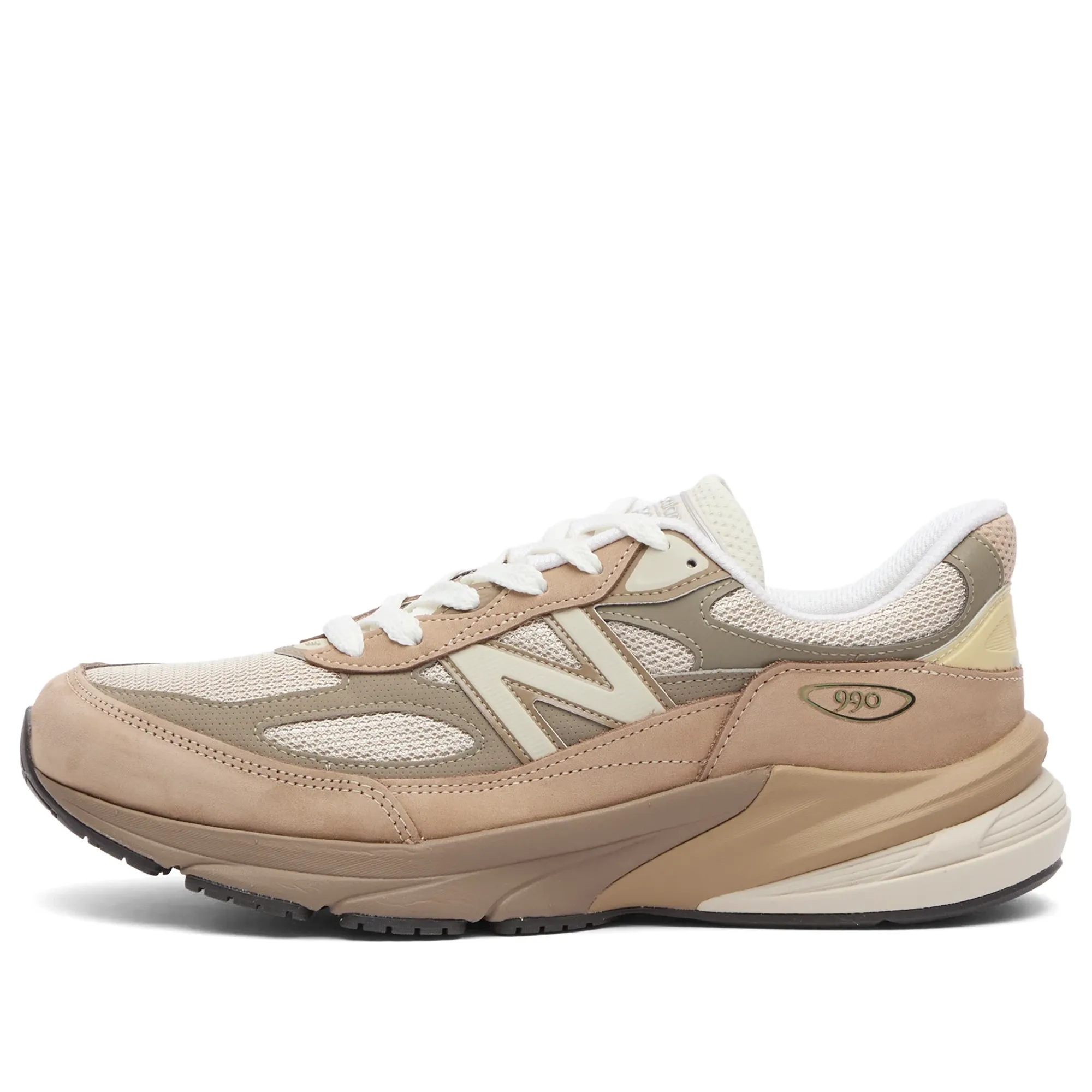 New Balance Unisex Made in USA 990v6 in Brown/Grey Suede/Mesh