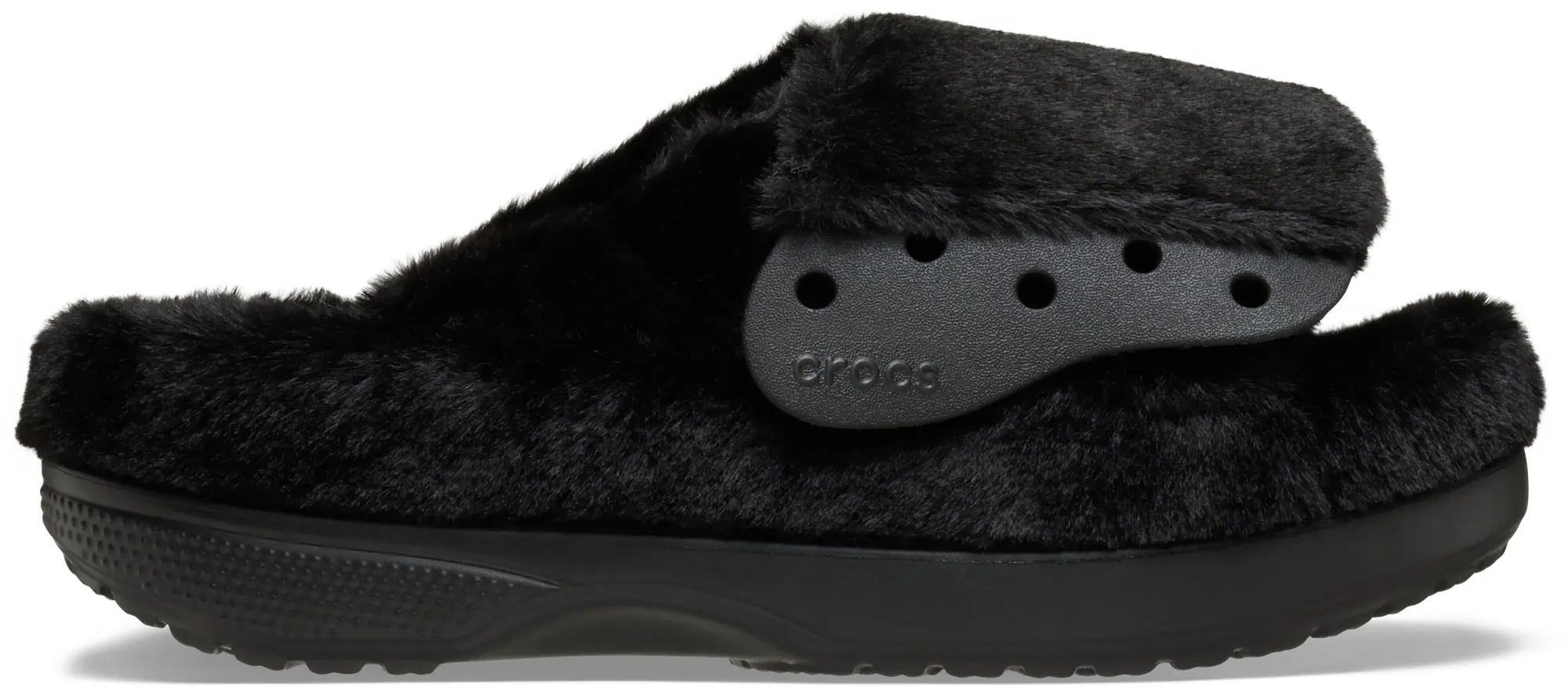 Crocs | Unisex | Classic Unfurgettable | Slides | Black | W4/M3