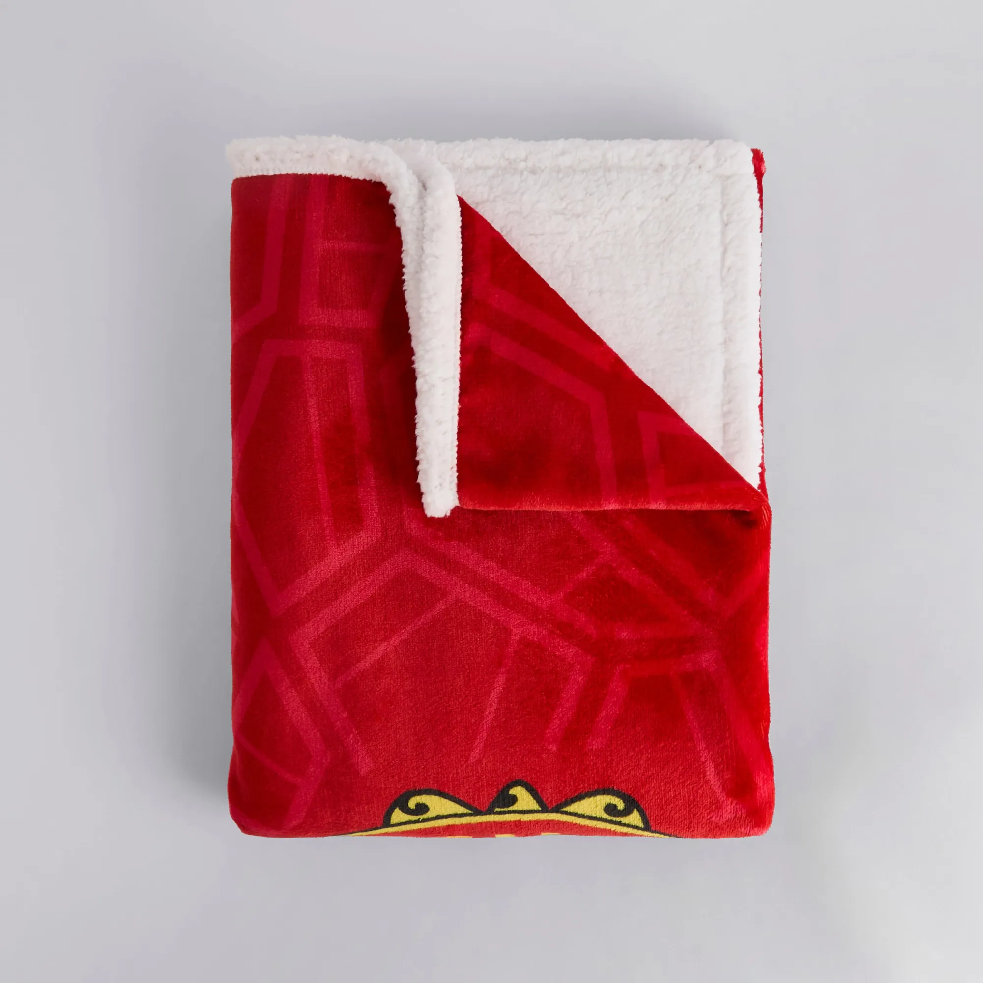 Manchester United Sherpa Fleece Blanket Red