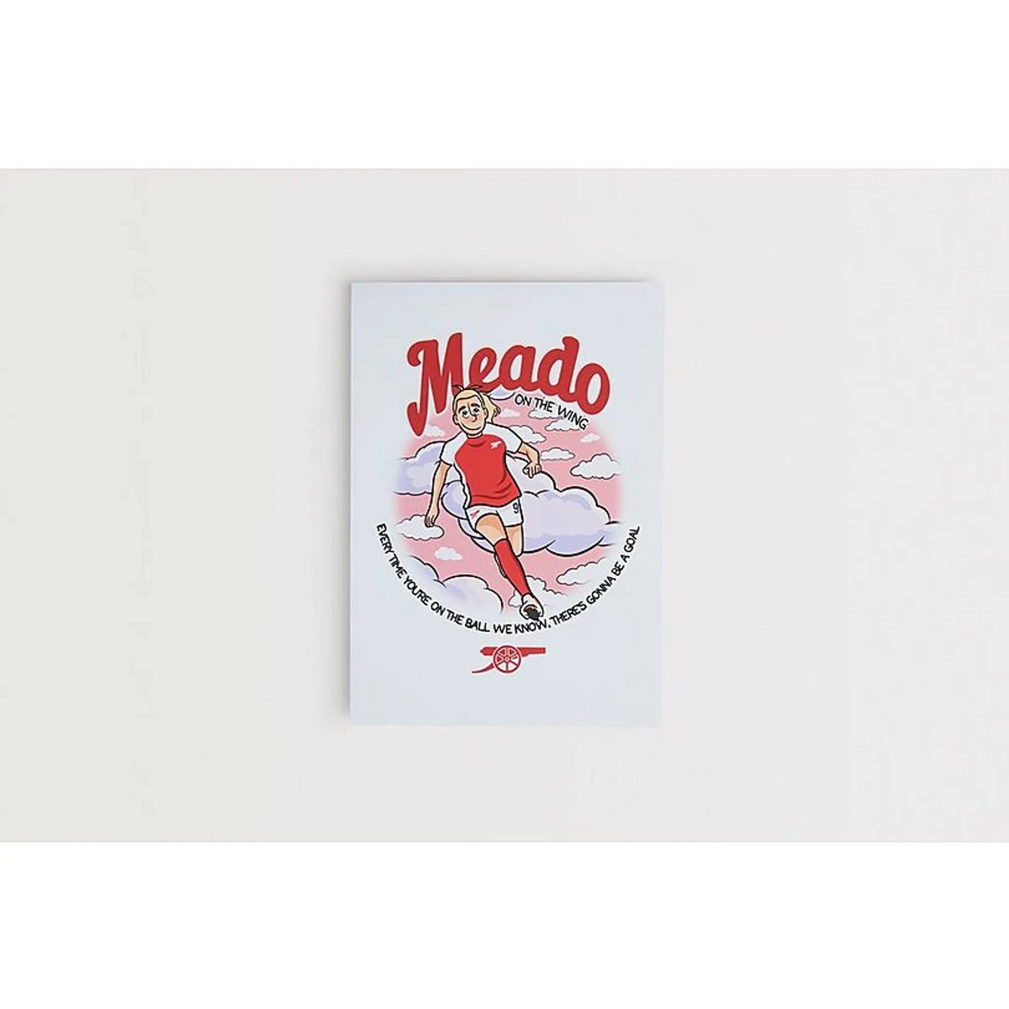Arsenal Meado on The Wing Print, White