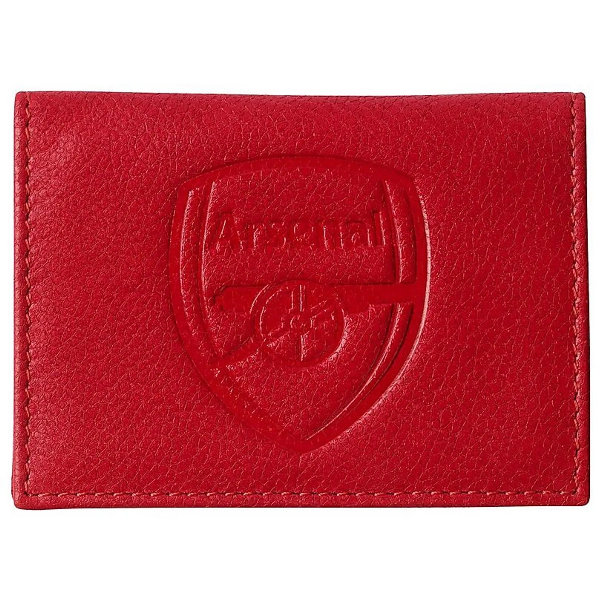 Arsenal Red Leather Season Pass and Card Holder, Red