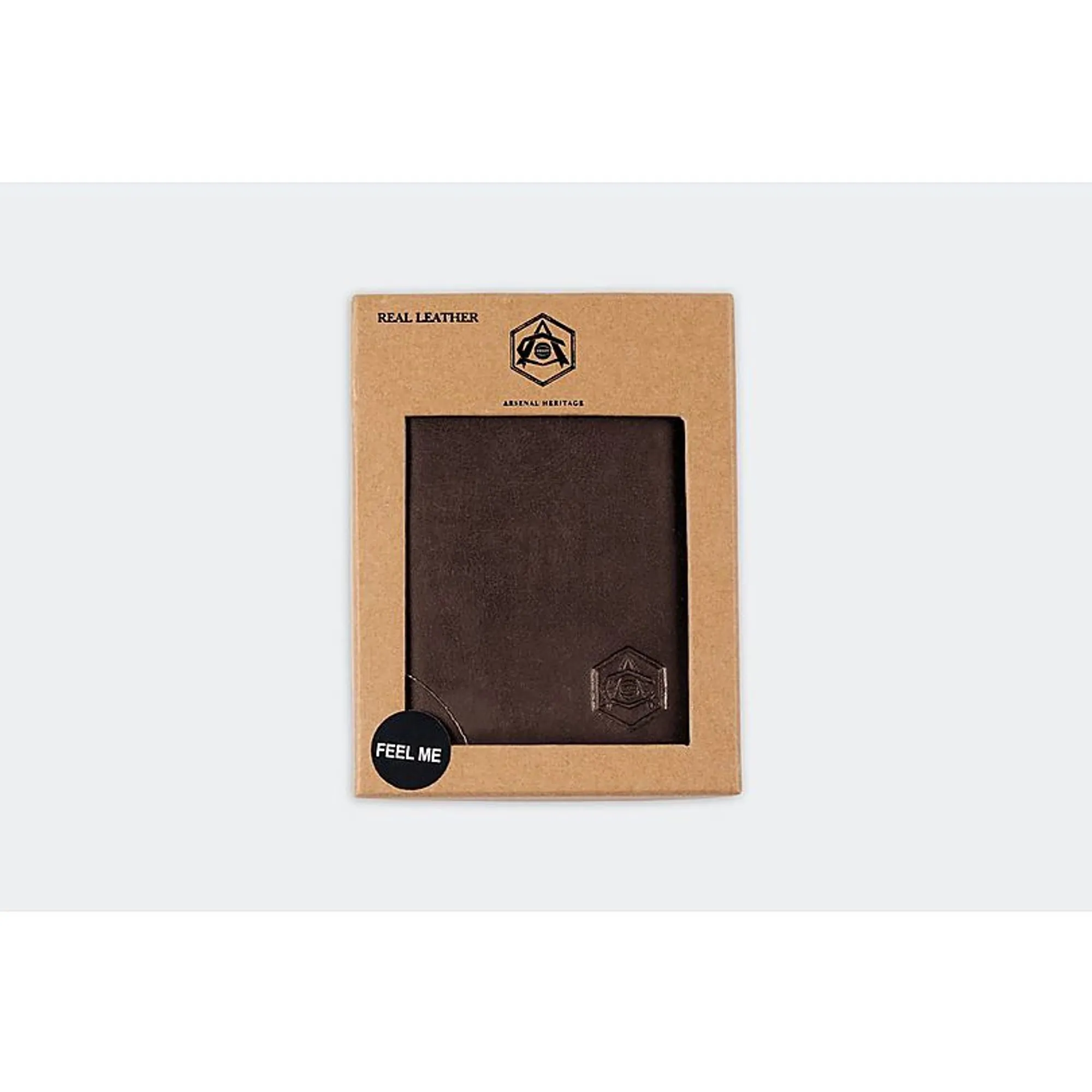 Arsenal Heritage Leather Card Holder, Brown