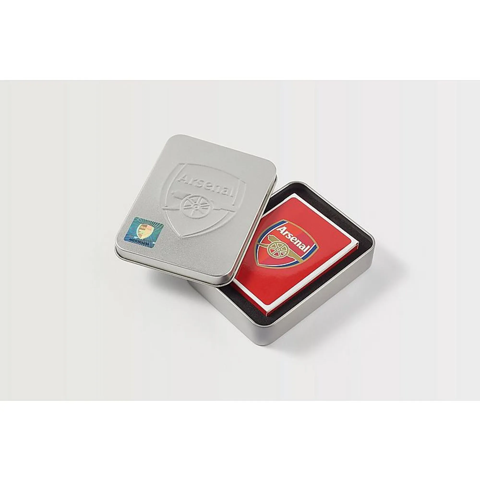 Arsenal Playing Cards in Tin, Multicolor