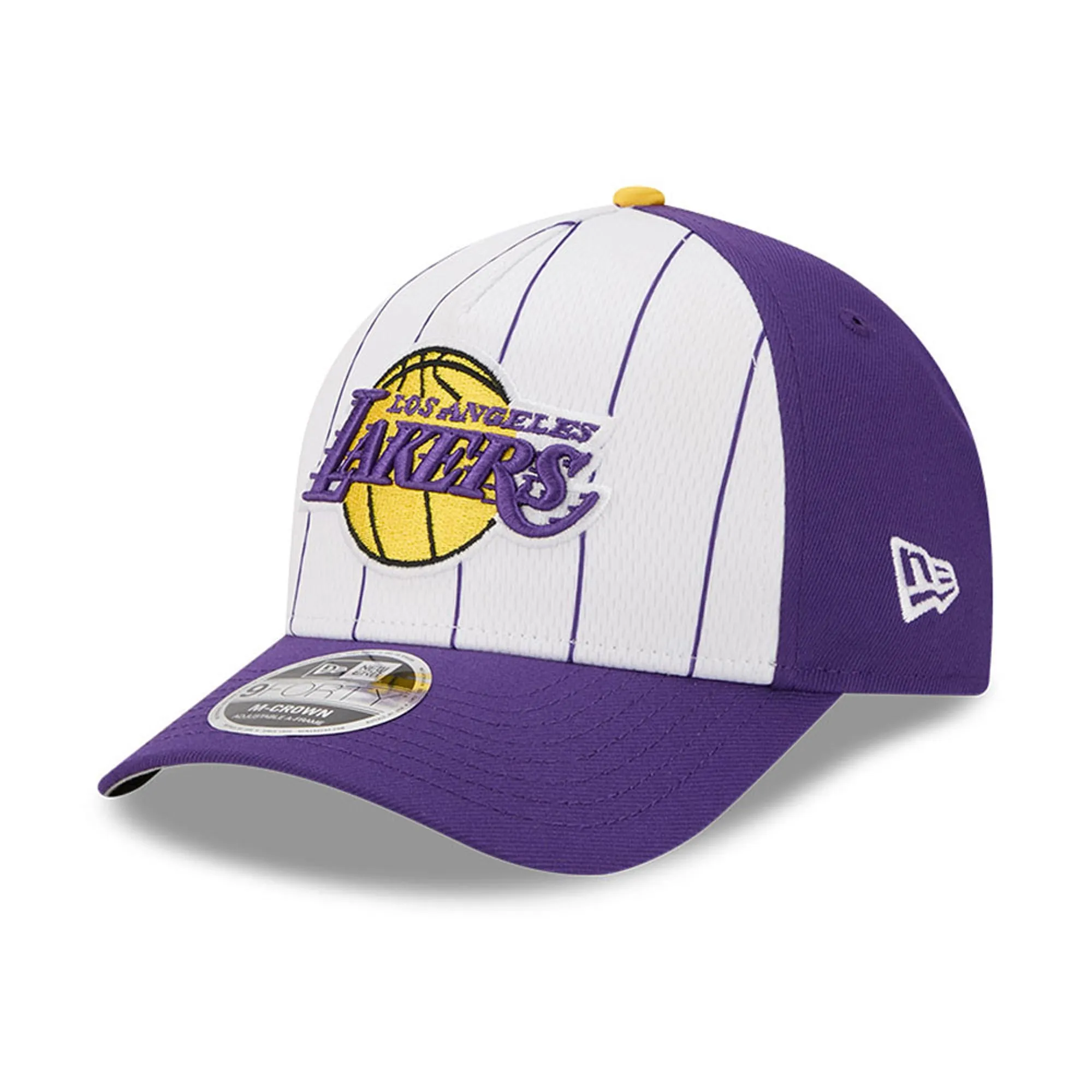 LA Lakers NBA Tip Off 2025 Purple 9FORTY M-Crown A-Frame Adjustable Cap New Era Cap adult unisex
