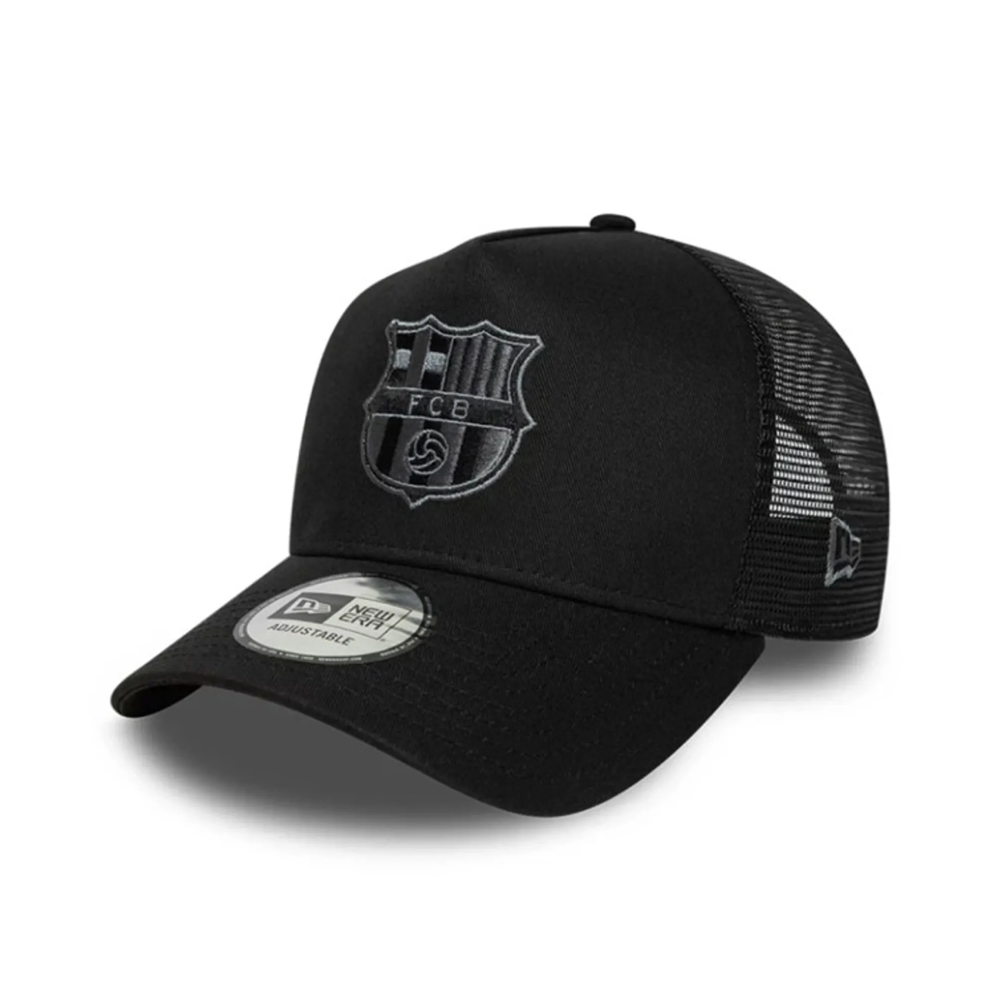Barcelona FC Tonal Black 9FORTY A-Frame Trucker Adjustable Cap New Era Cap adult unisex