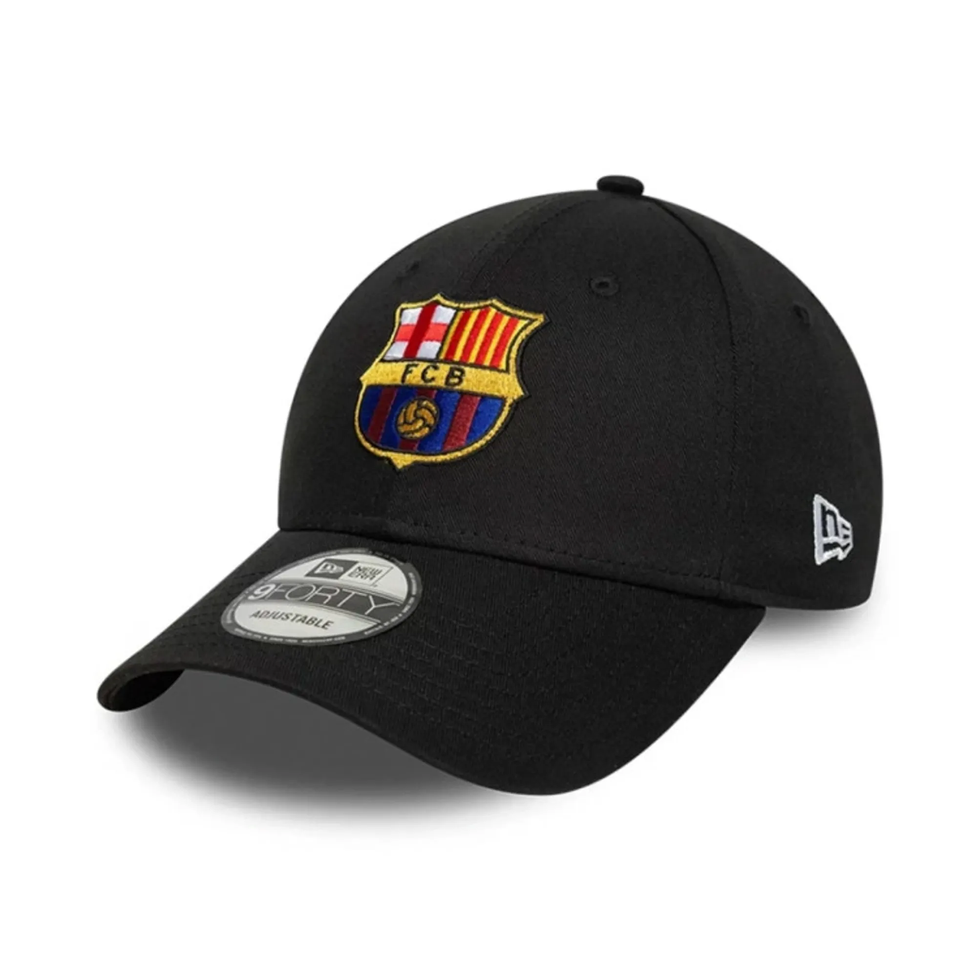 Barcelona FC Core Black 9FORTY Adjustable Cap New Era Cap adult unisex