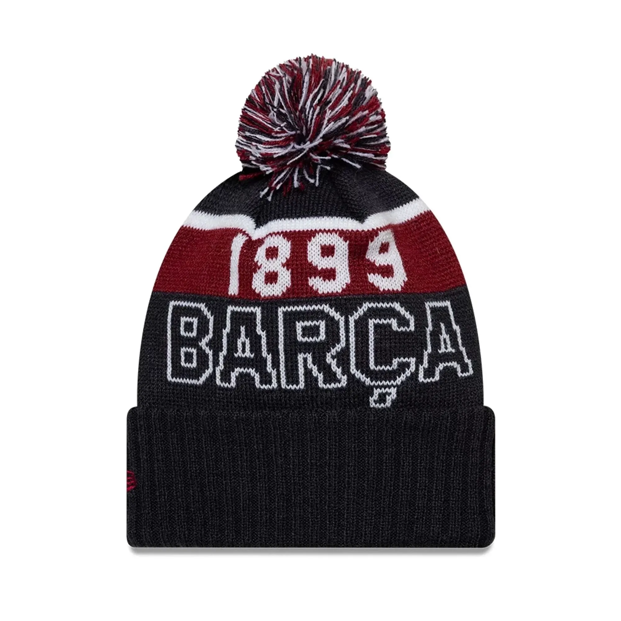 Barcelona FC Youth Core Navy Sport knit Beanie Hat New Era Cap adult unisex