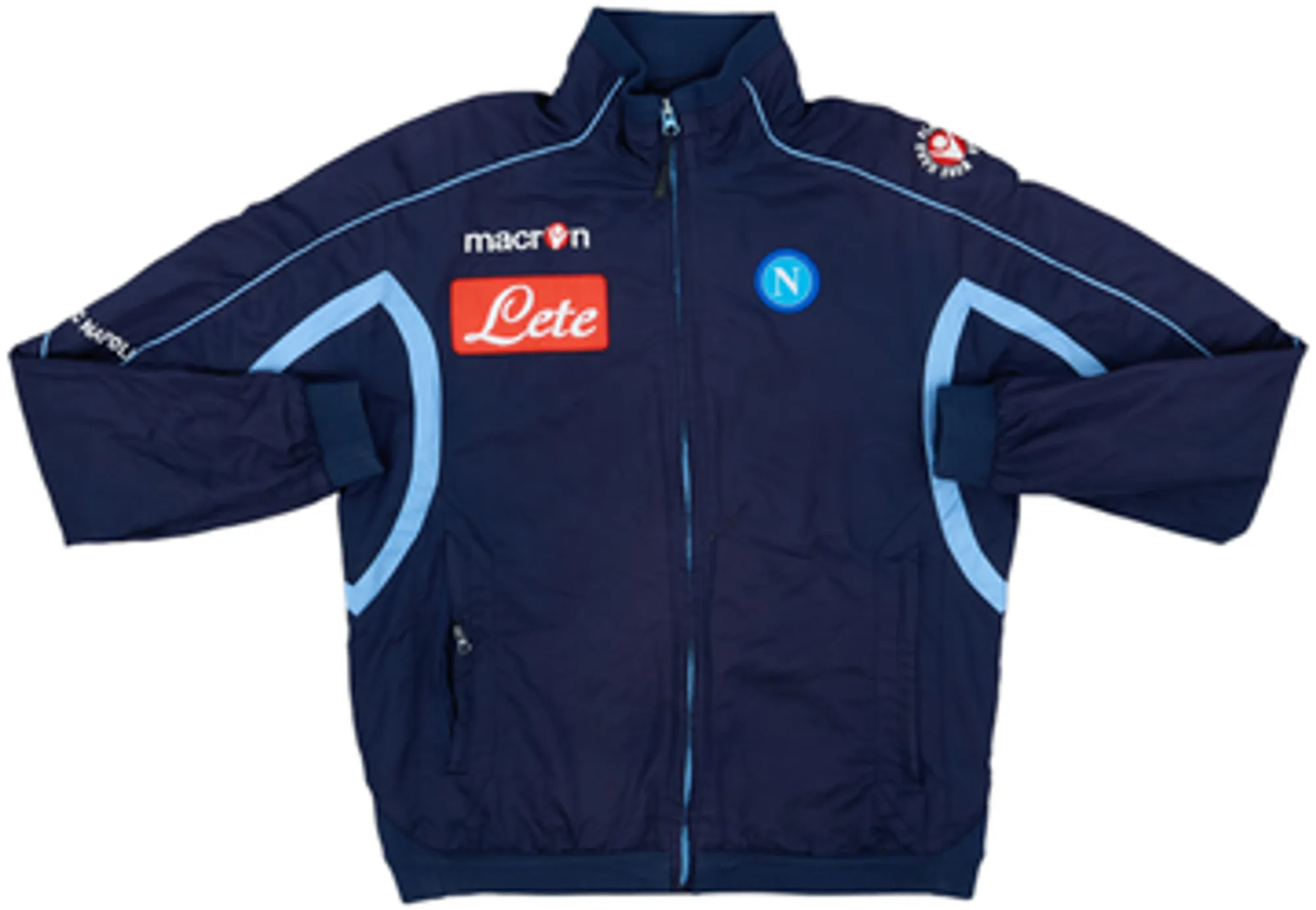 2010-11 Napoli Macron Track Jacket - 8/10 - (S)