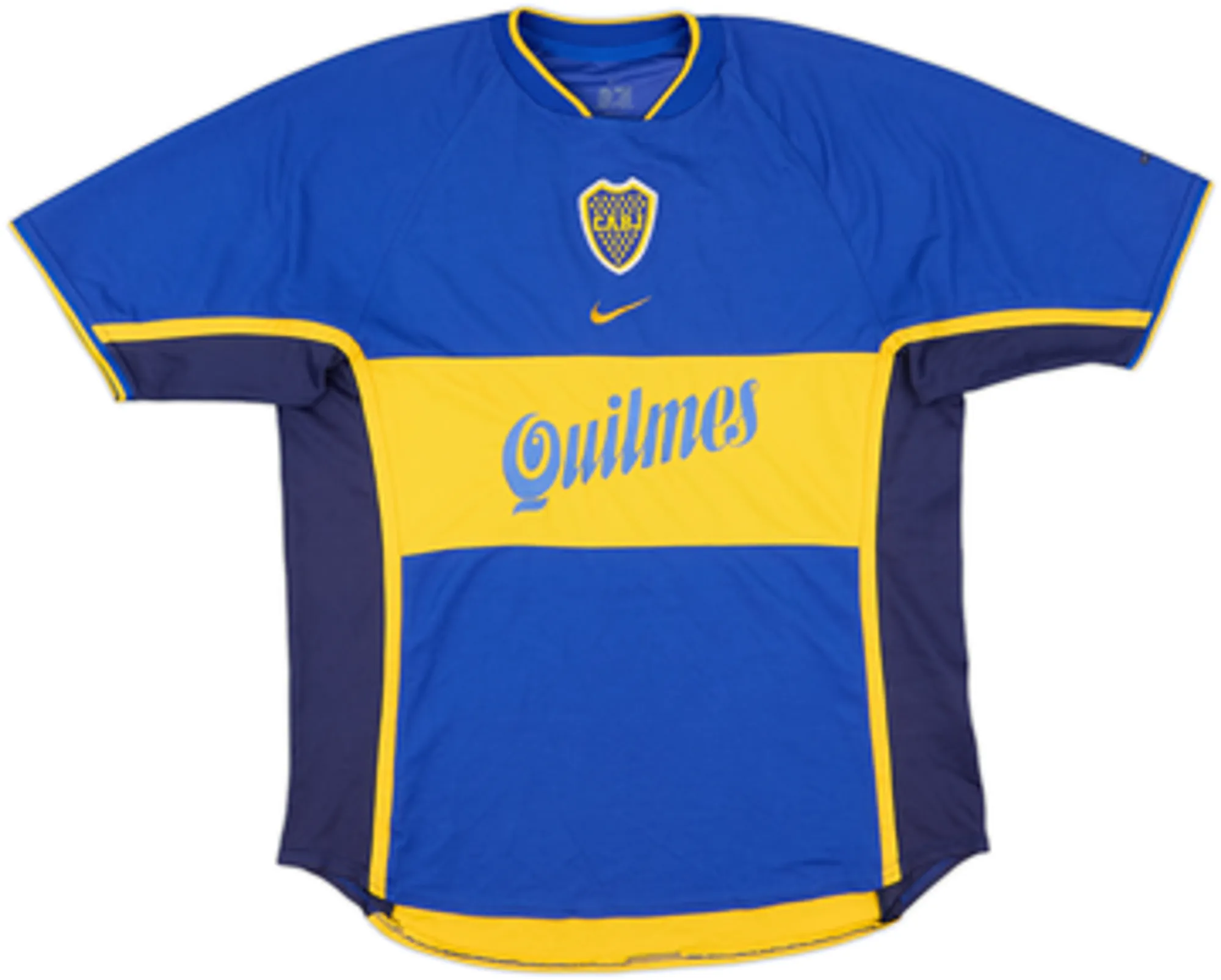 Nike Boca Juniors Mens SS Home Shirt 2001/02