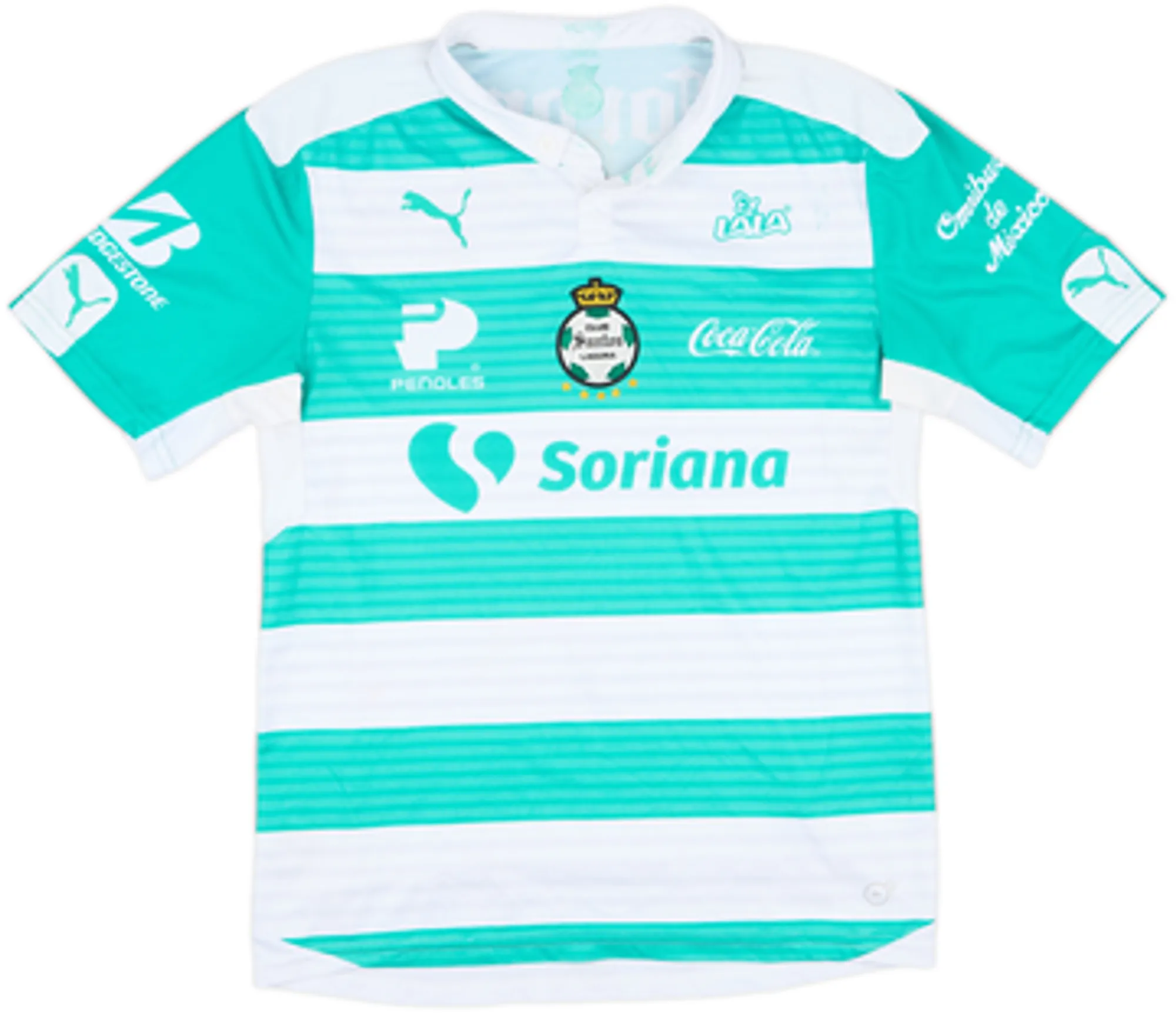 Puma Santos Laguna Mens SS Home Shirt 2015/16
