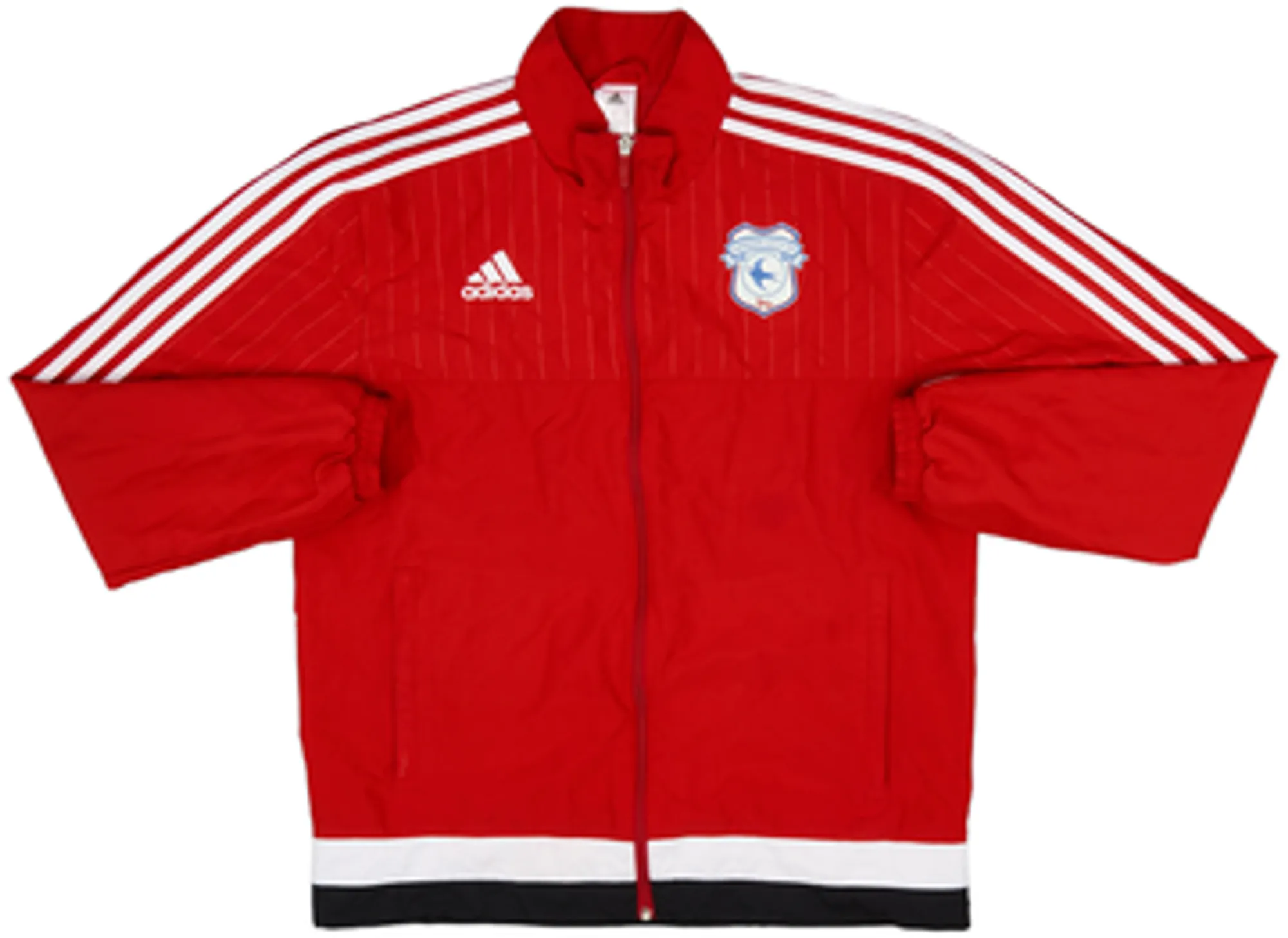 2016-17 Cardiff City adidas Track Jacket - 8/10 - (M)