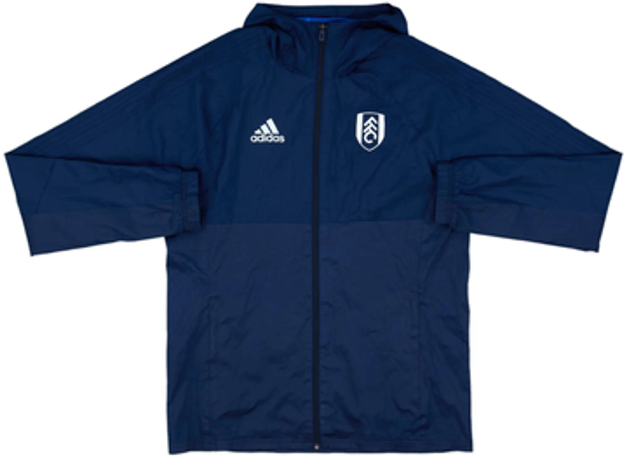 2017-18 Fulham adidas Hooded Rain Jacket - 10/10 - (M)