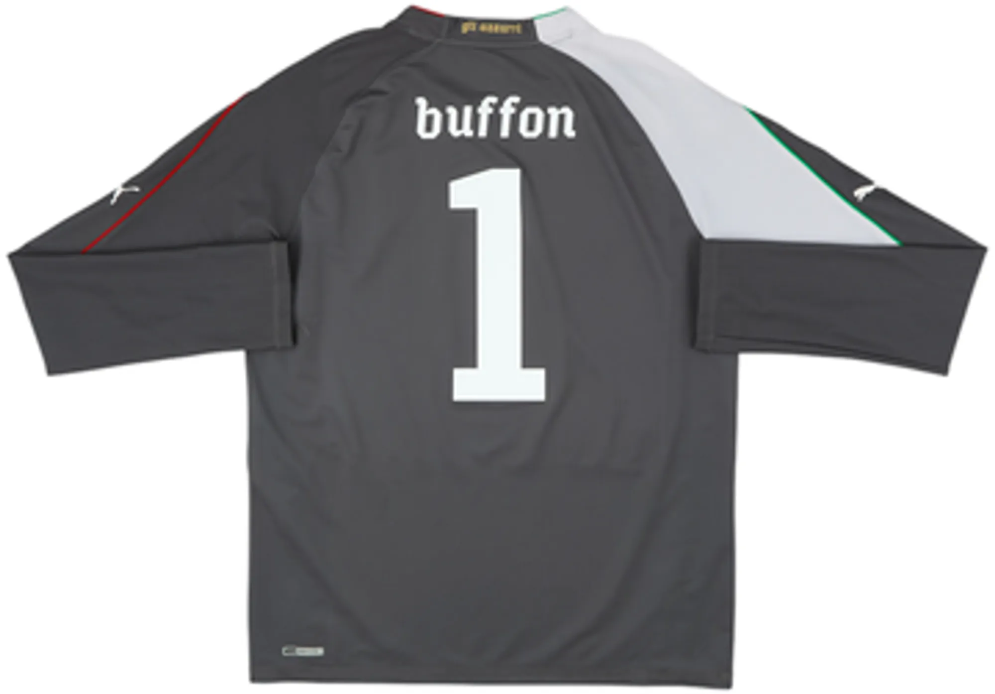Puma Italy Mens LS Goalkeeper Home Shirt 2010