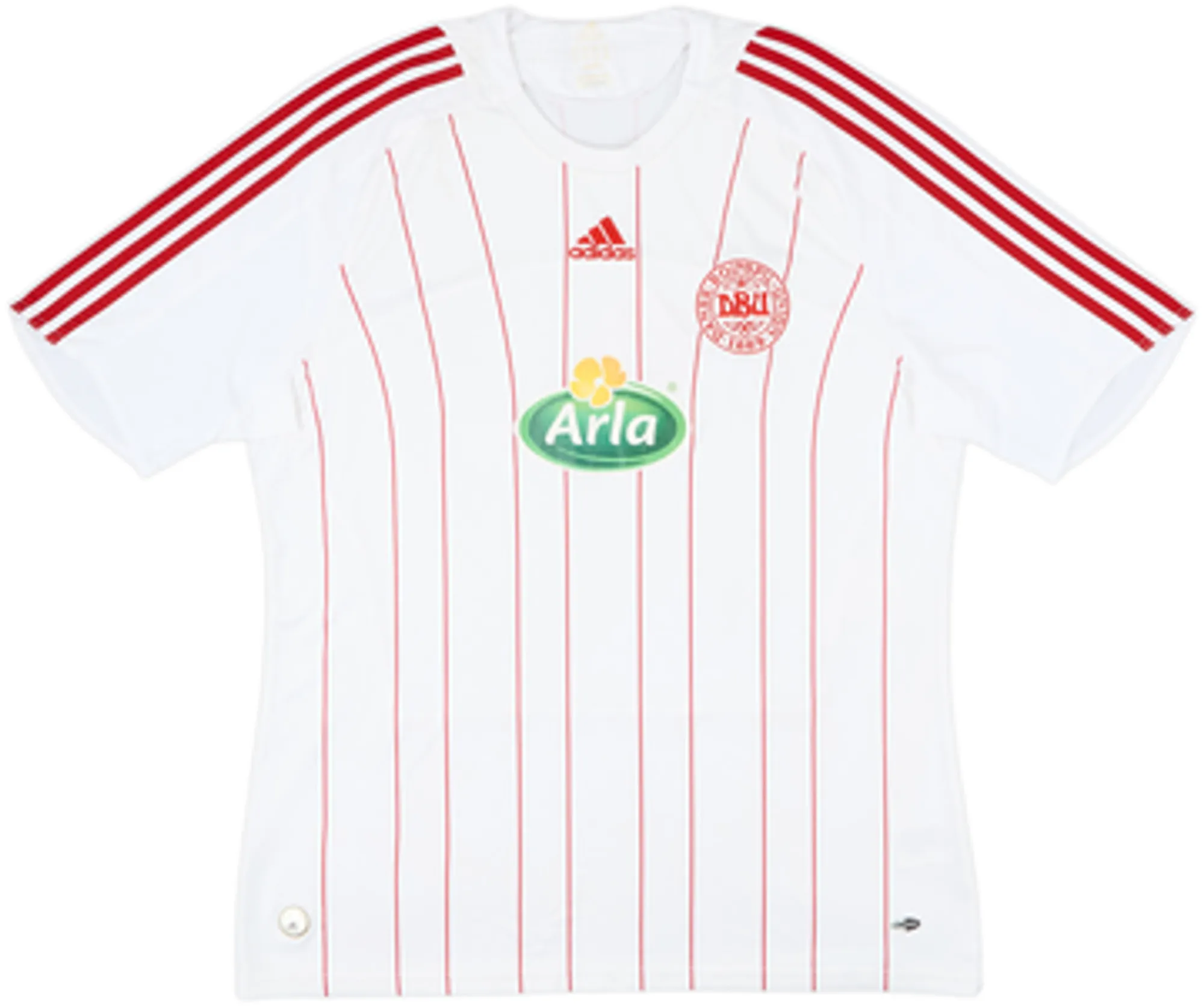 adidas Denmark Mens SS Away Shirt 2008