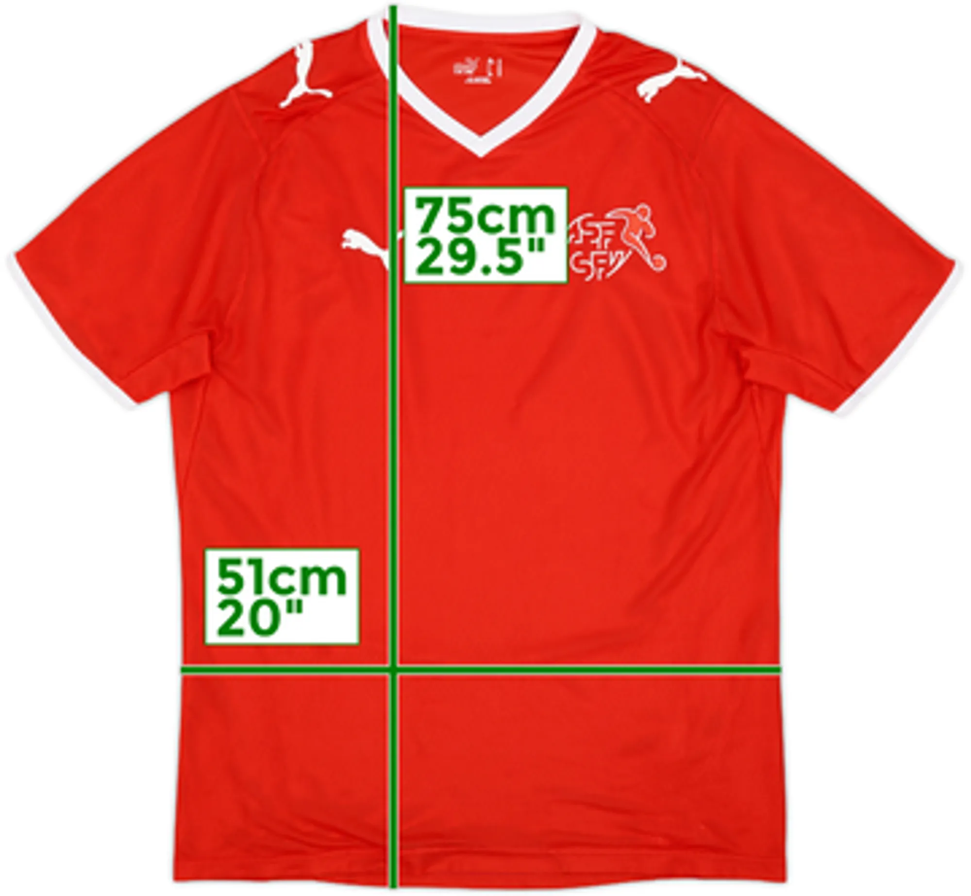 Puma Switzerland Mens SS Home Shirt 2008