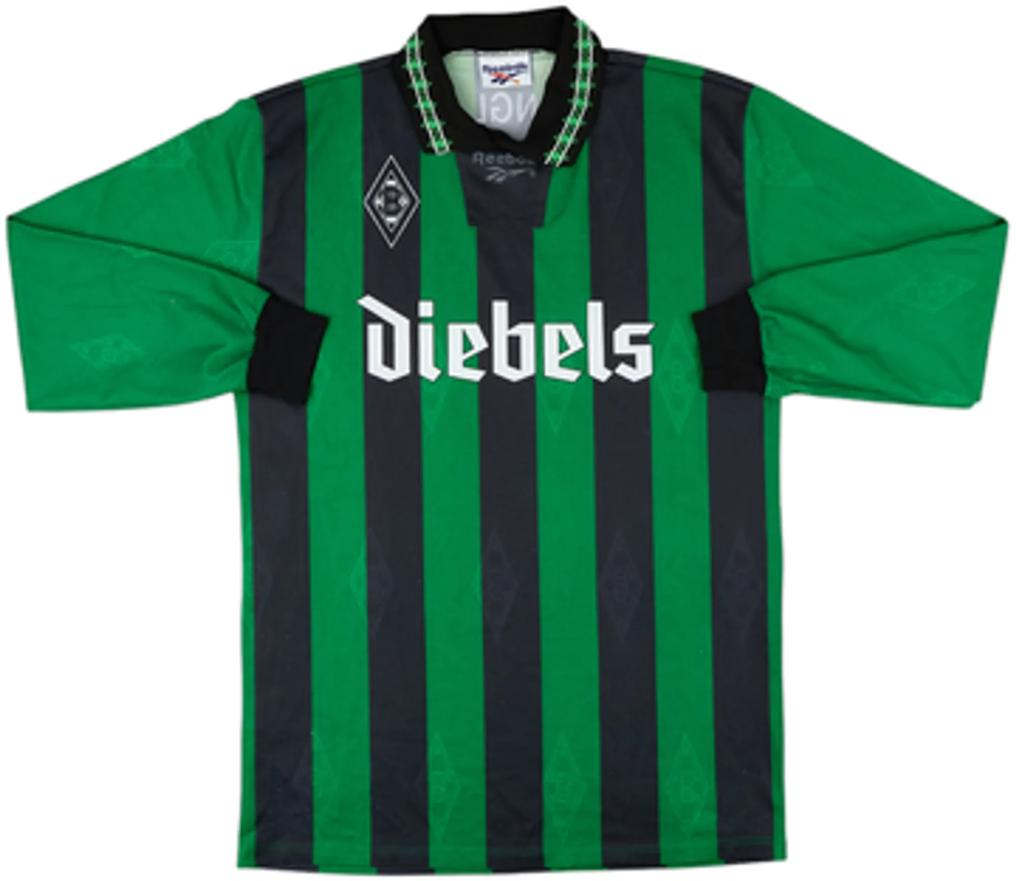 Reebok Borussia Monchengladbach Mens LS Away Shirt 1995/96