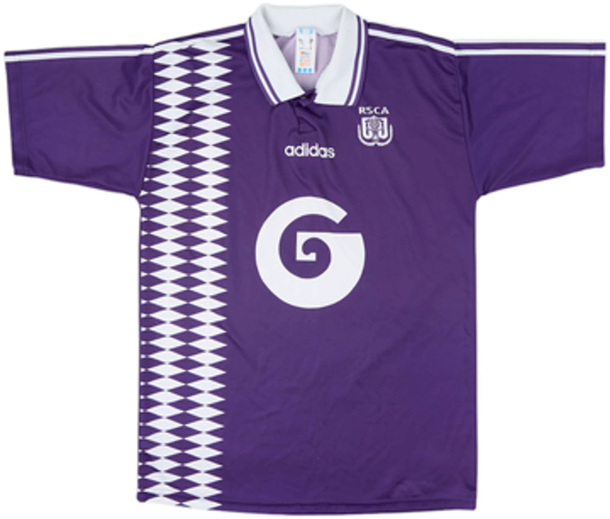 adidas Anderlecht Mens SS Away Shirt 1995/96