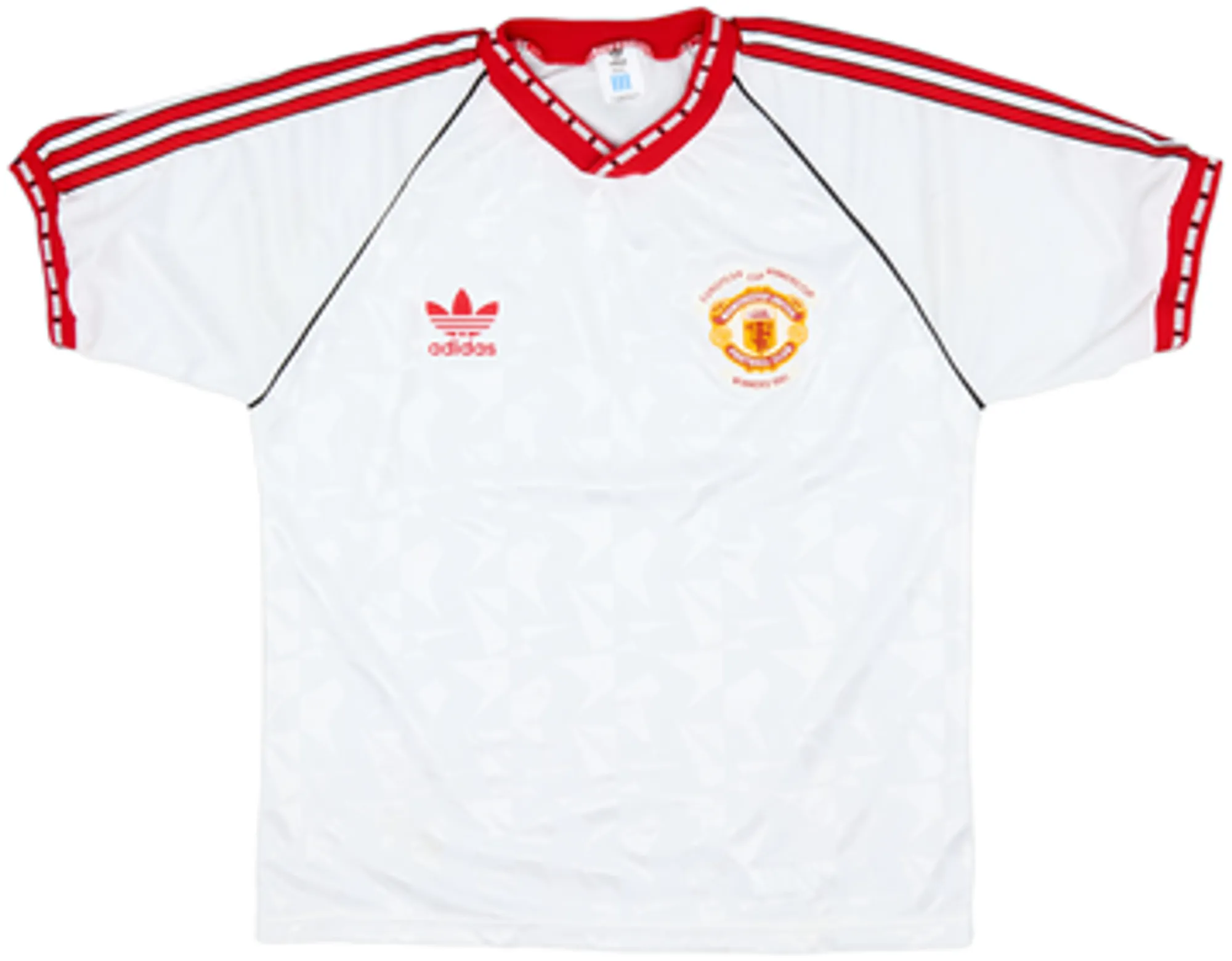 adidas Manchester United Mens SS Home European Shirt 1990/91