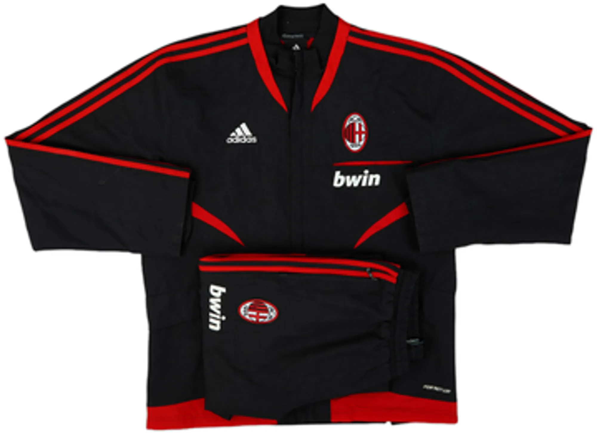 2007-08 AC Milan adidas Tracksuit - 9/10 - (M)