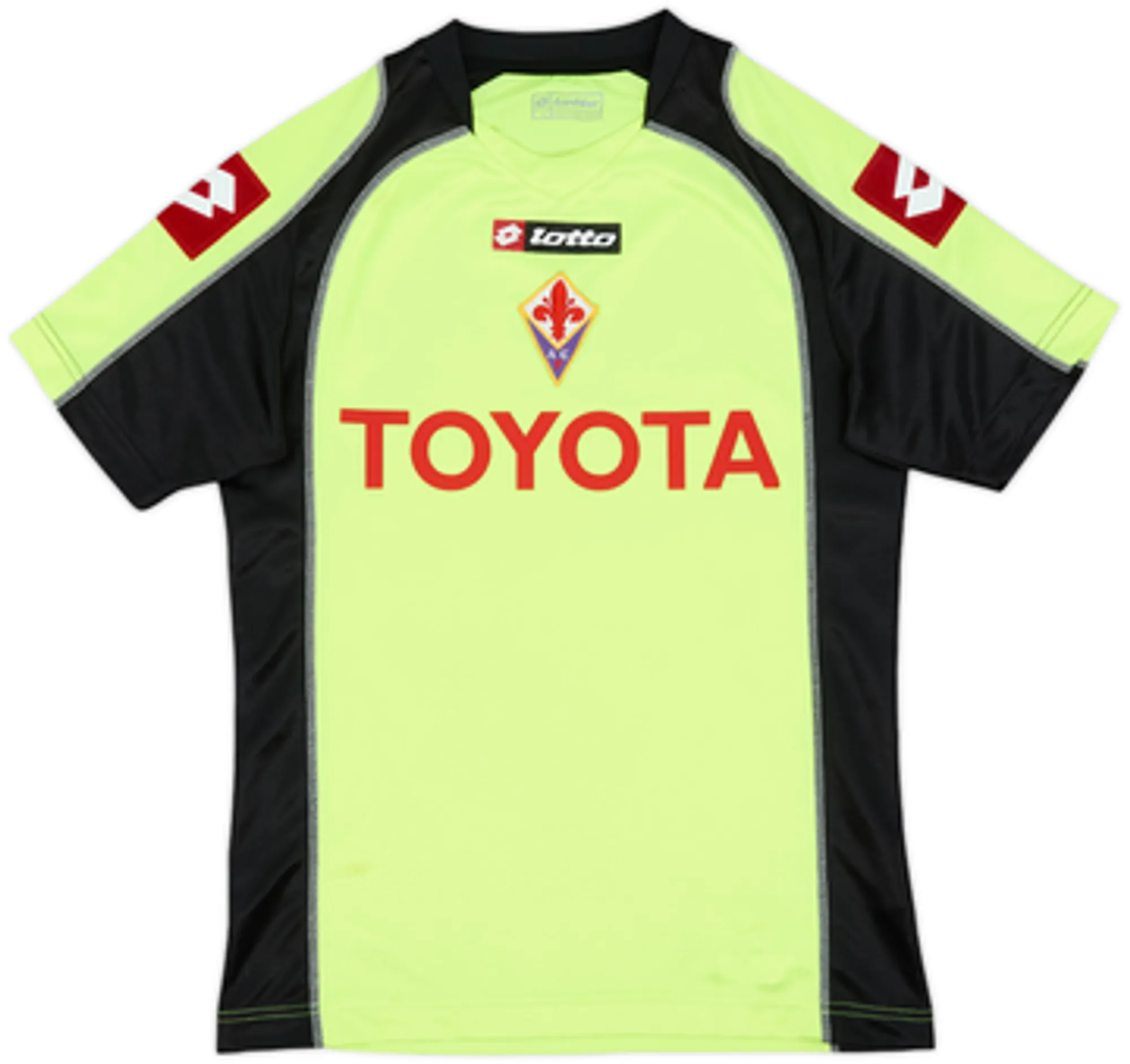 Lotto Fiorentina Mens SS Goalkeeper Home Shirt 2009/10