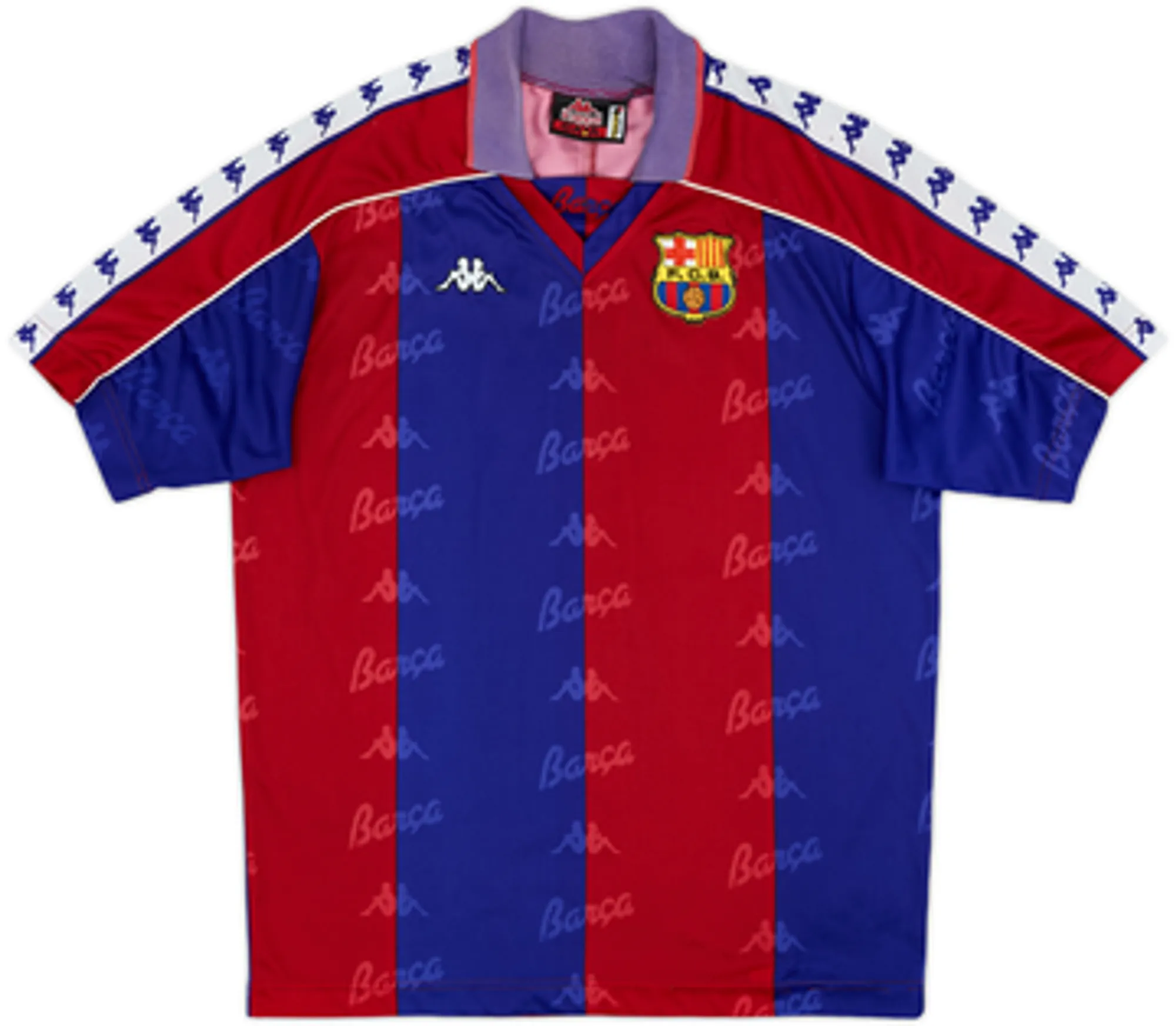 Kappa Barcelona Mens SS Home Shirt 1992/93