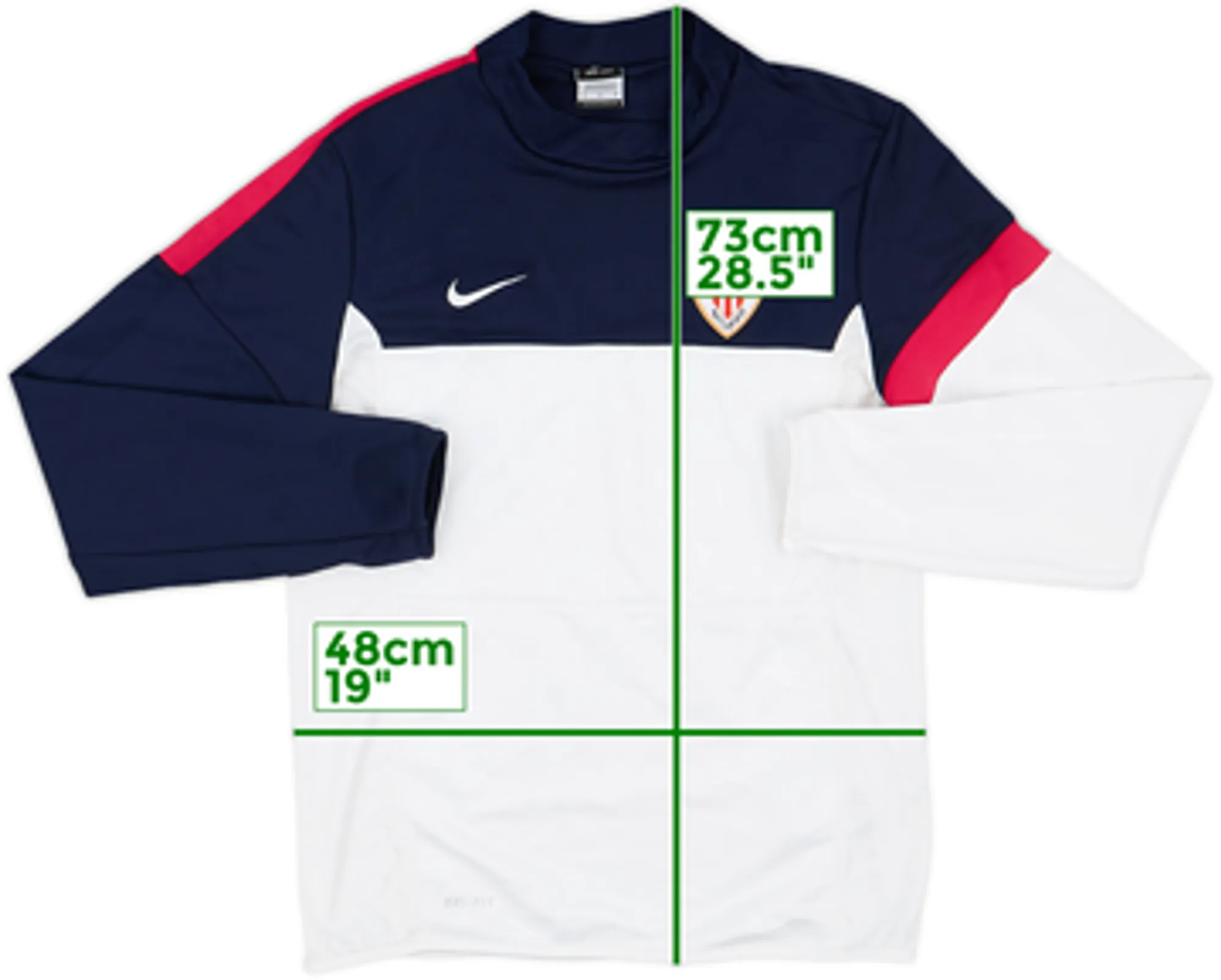 Nike Athletic Bilbao Mens SS Home Shirt 2013/14