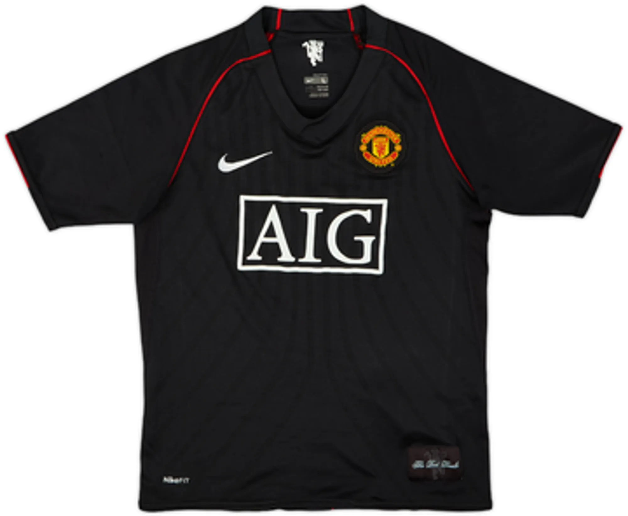 Nike Manchester United Boys SS Away Shirt 2007/08