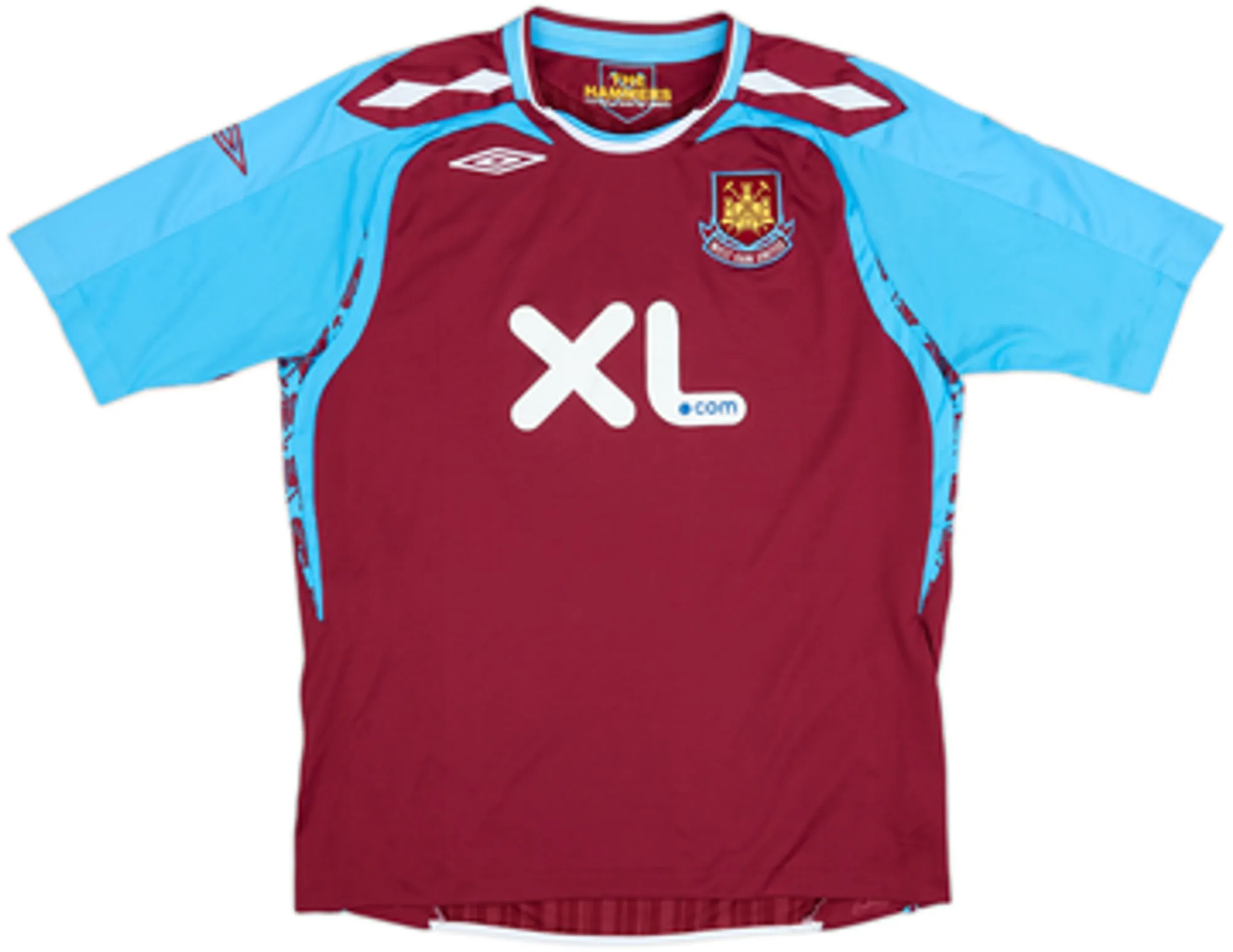 Umbro West Ham United Mens SS Home Shirt 2007/08