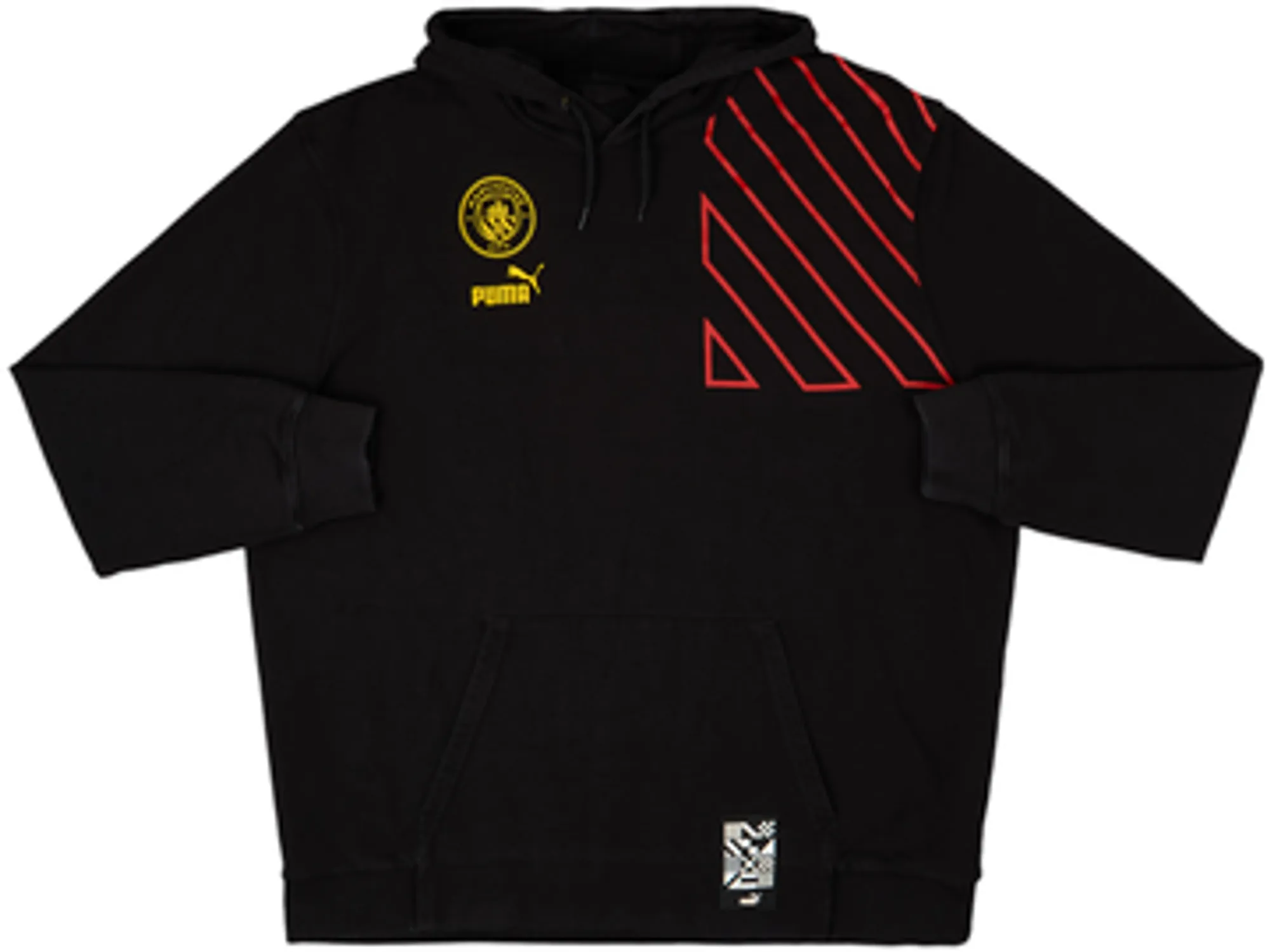 2022-23 Manchester City Puma Hooded Top - 8/10 - (XXL)
