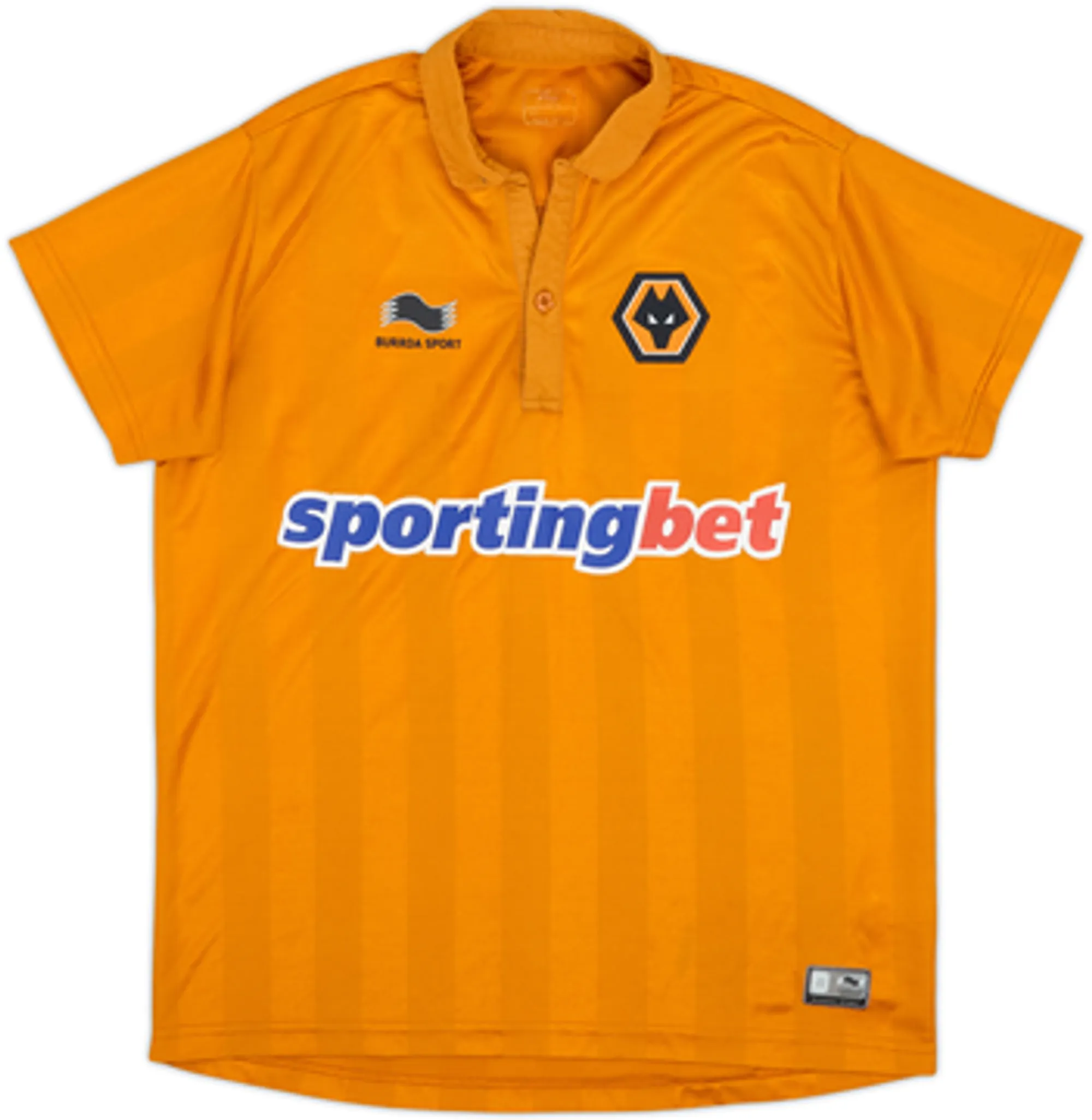 Burrda Wolverhampton Wanderers Mens SS Home Shirt 2012/13