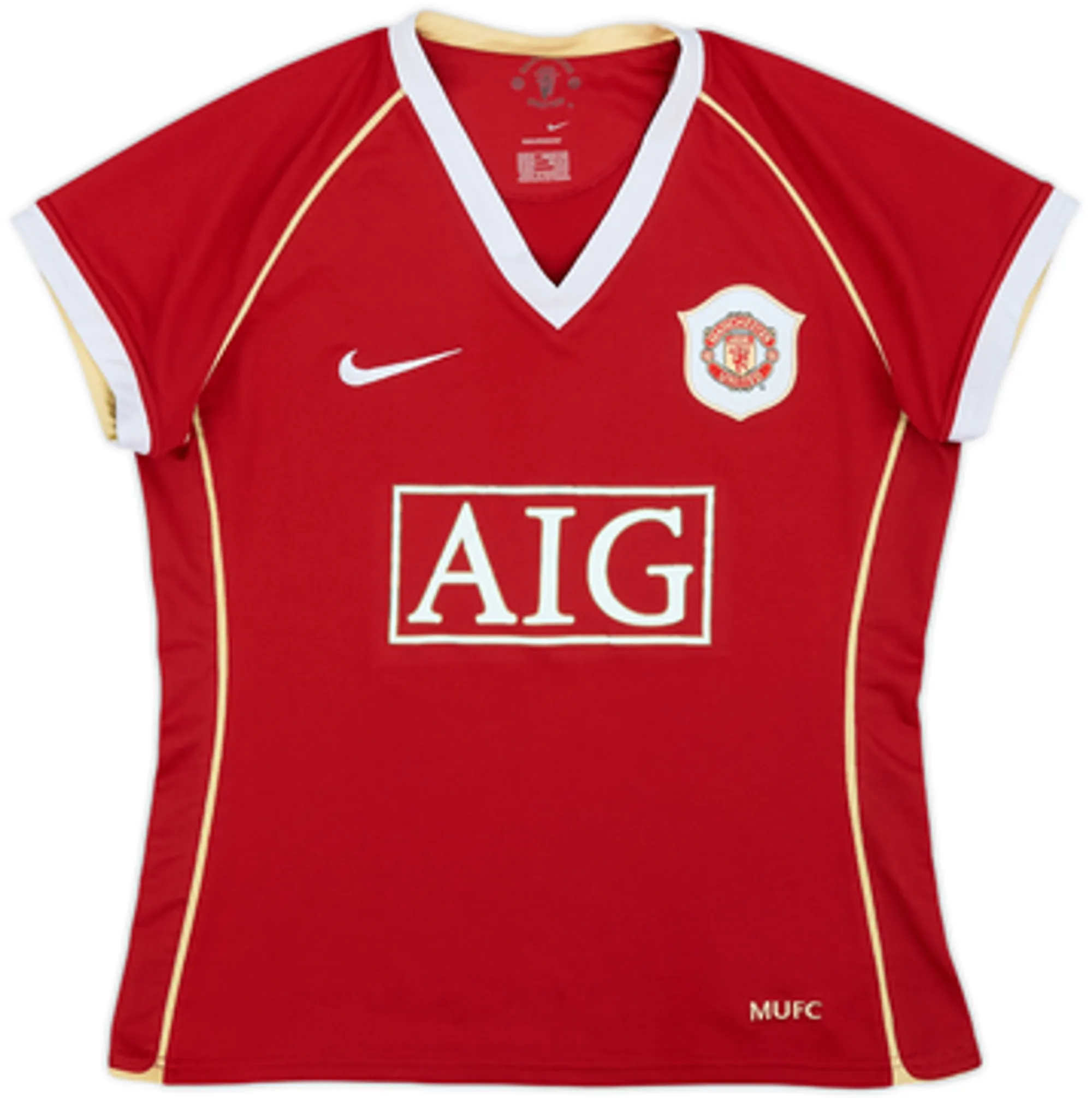 Nike Manchester United Womens SS Home Shirt 2006/07