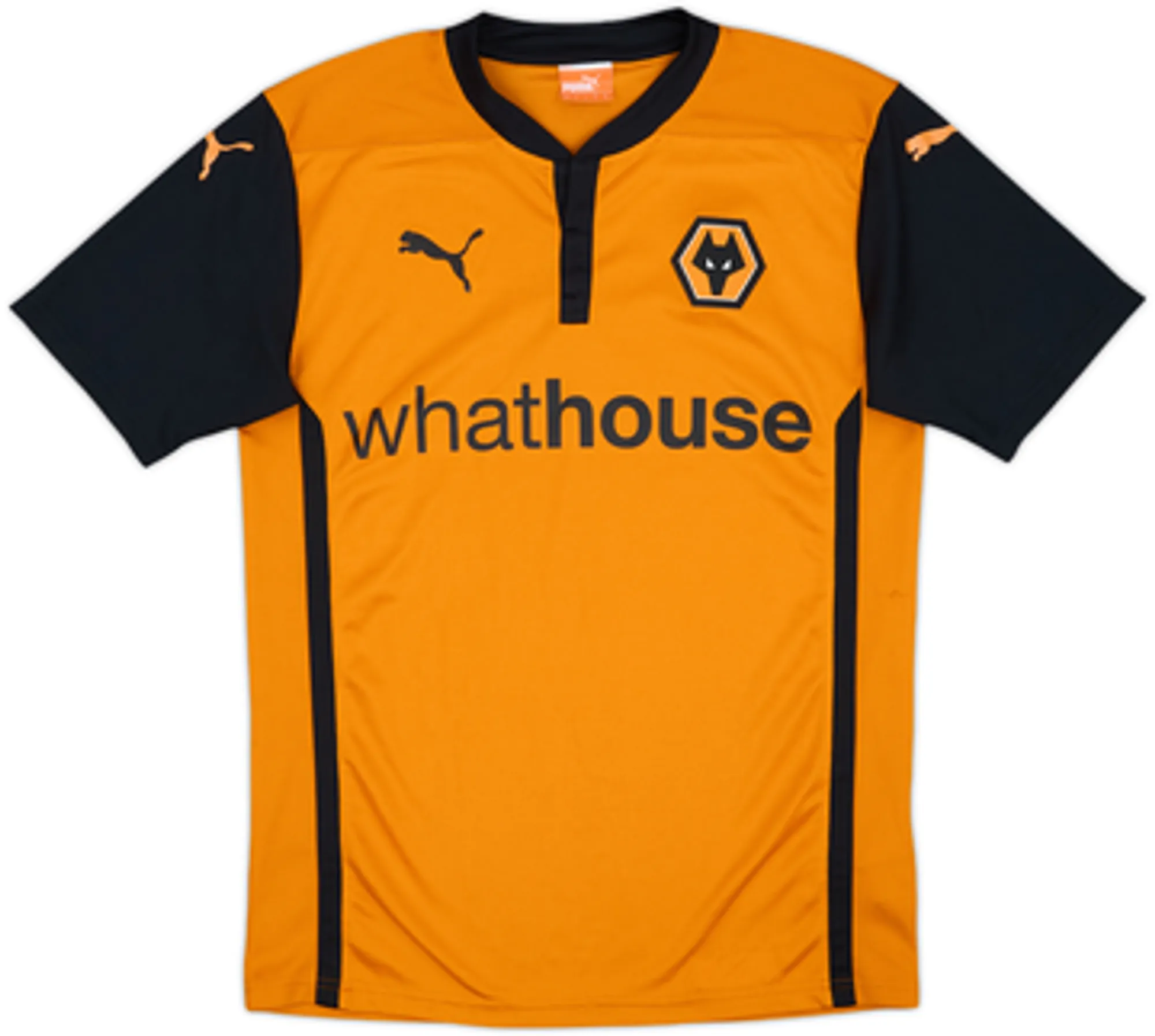 Puma Wolverhampton Wanderers Mens SS Home Shirt 2014/15