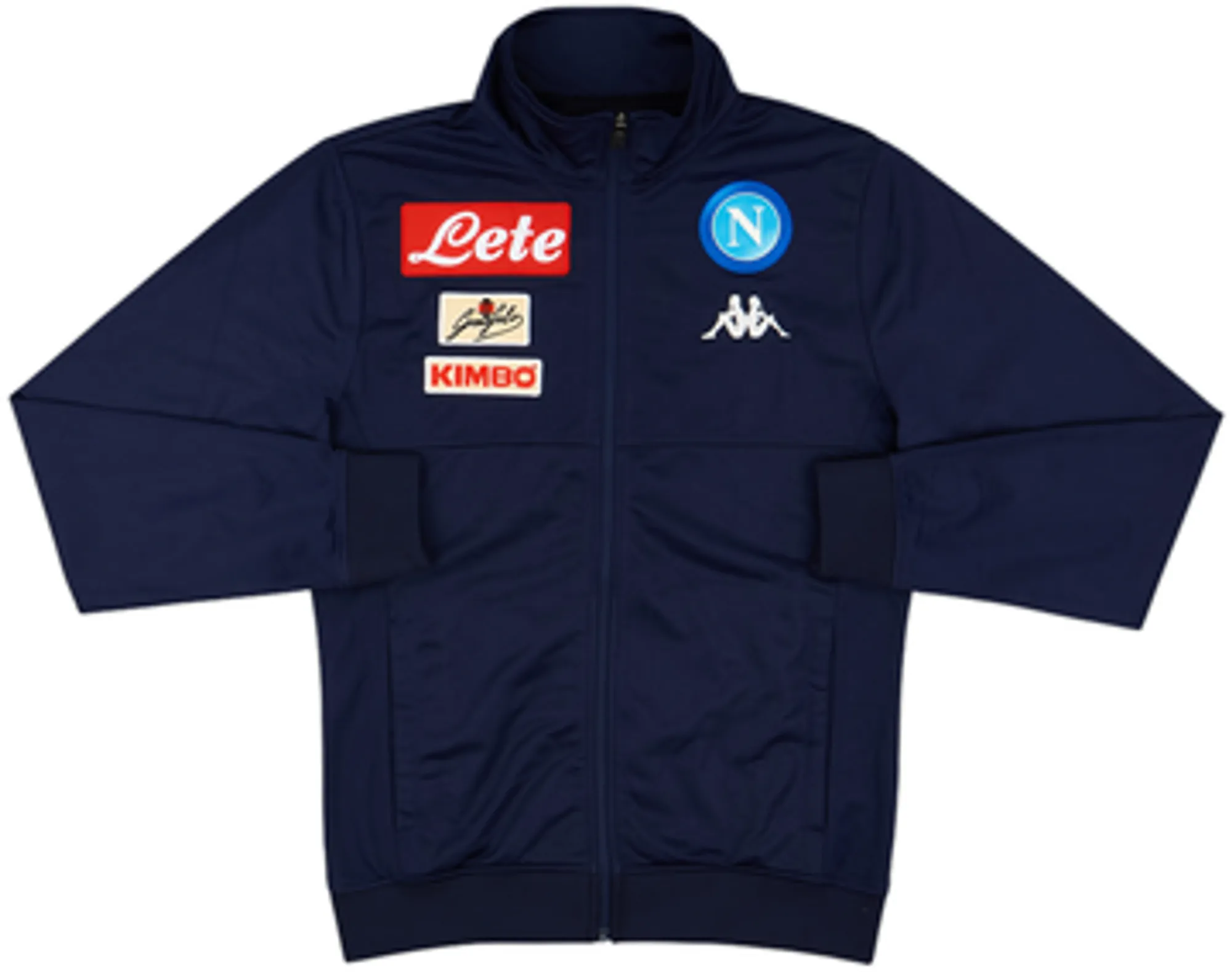 2015-16 Napoli Kappa Track Jacket - 9/10 - (S)