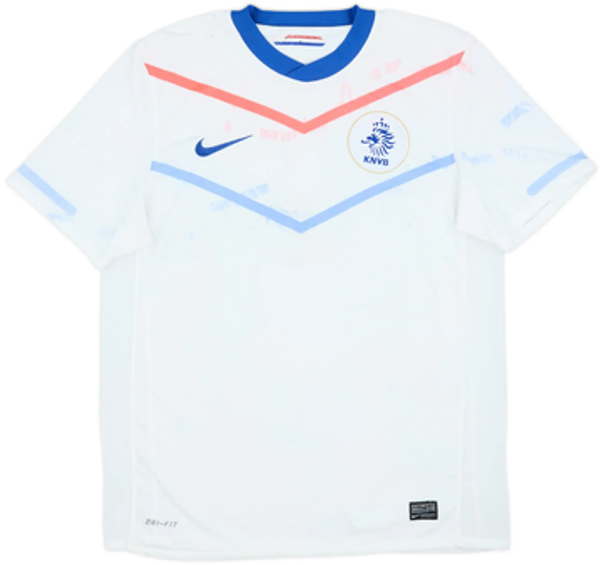 Nike Netherlands Mens SS Away Shirt 2010