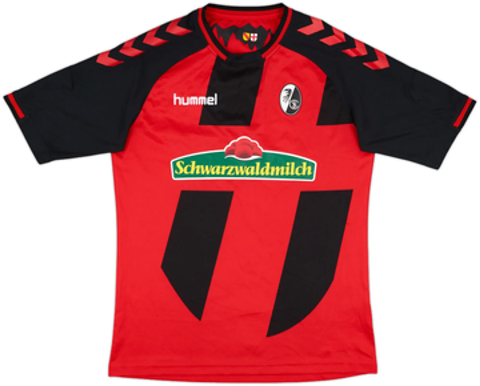 Hummel SC Freiburg Mens SS Home Shirt 2016/17