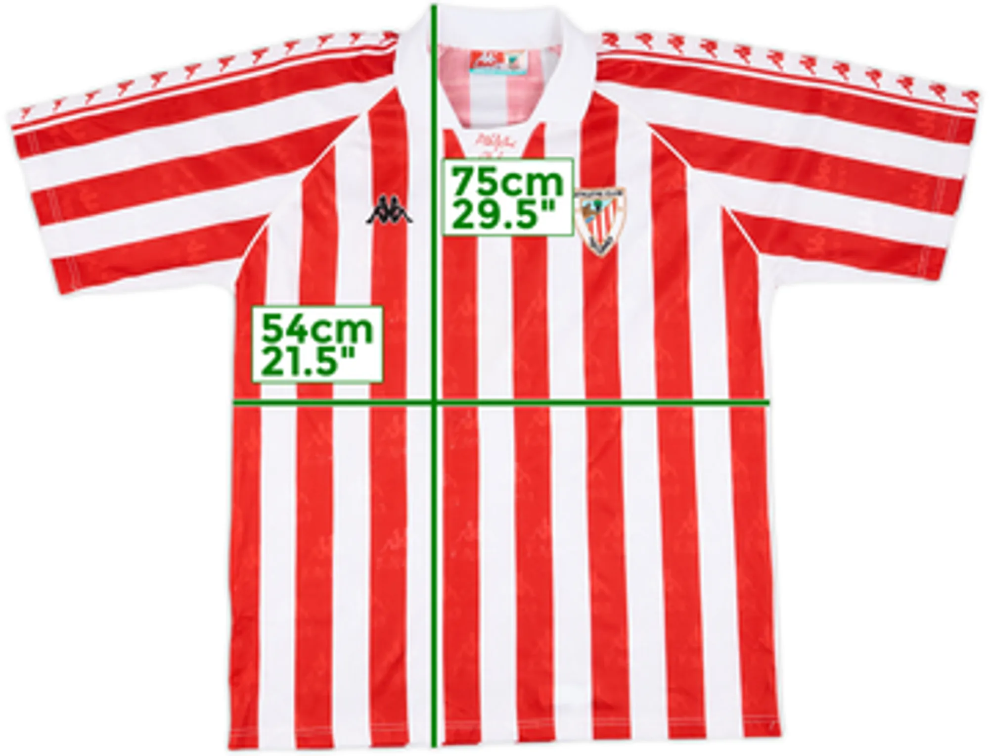 Kappa Athletic Bilbao Mens SS Home Shirt 1994/95